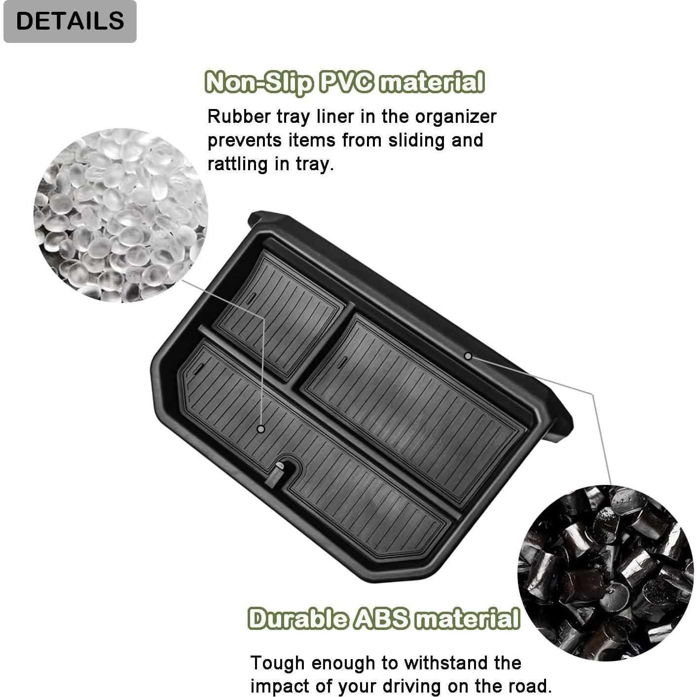 Organizador de Consola Central HGWEI para Toyota Tacoma 2024-2025