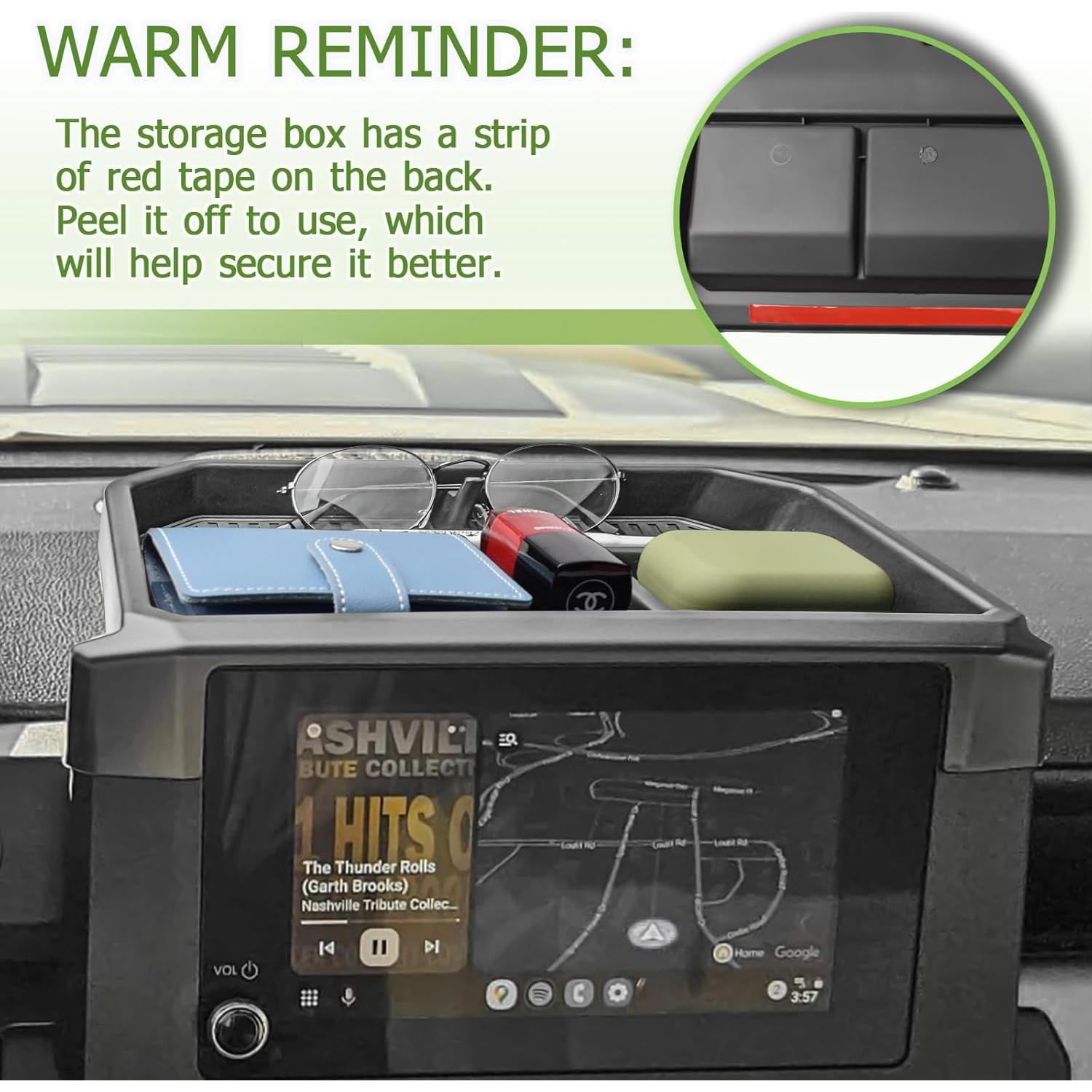 Organizador de Consola Central HGWEI para Toyota Tacoma 2024-2025