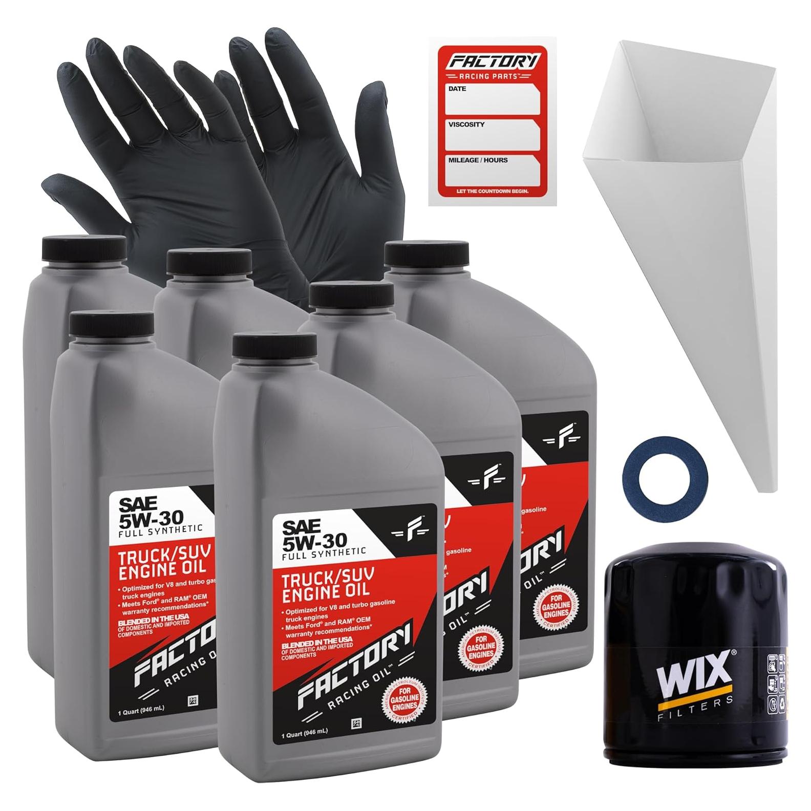Kit de Cambio de Aceite Factory Racing Parts 5W-30 para Toyota