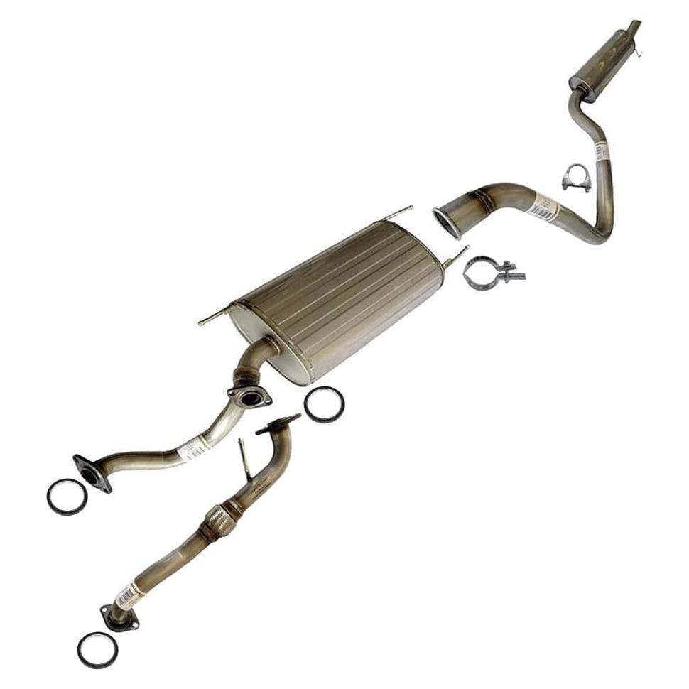 Kit de Escape Intermedio Acero Inoxidable Escape Northeastern Toyota Land Cruiser 4.7L