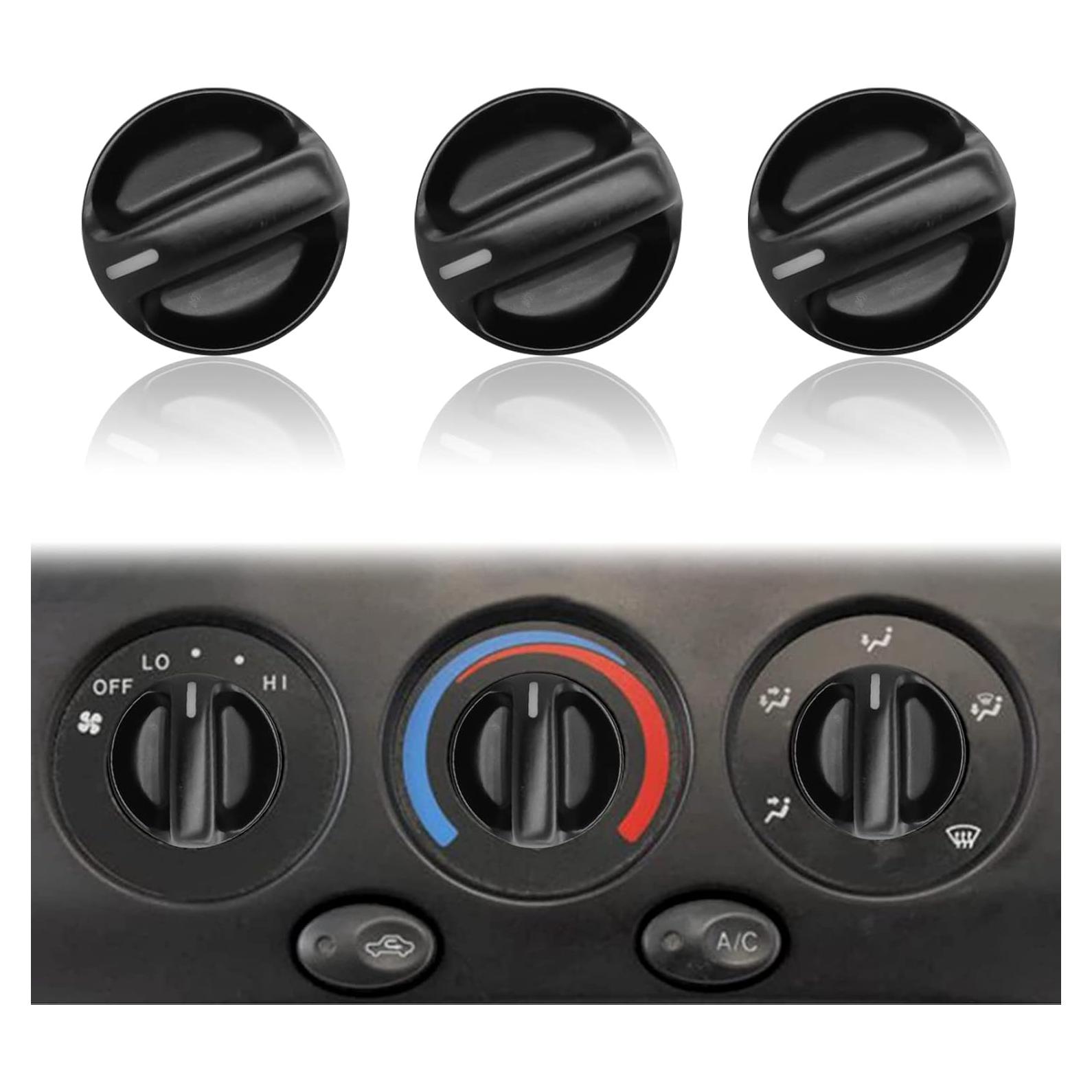 Juego de 3 Perillas de Control de Clima CmeRto para Toyota Tundra 2000-2006