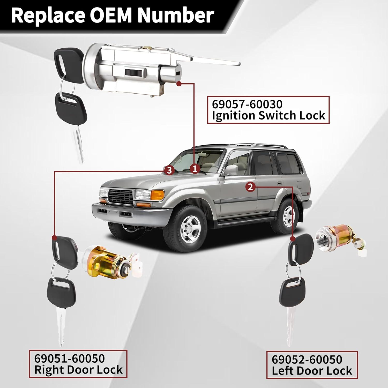 Interruptor de Encendido y Cerraduras RydSuns para Toyota 1991-1998