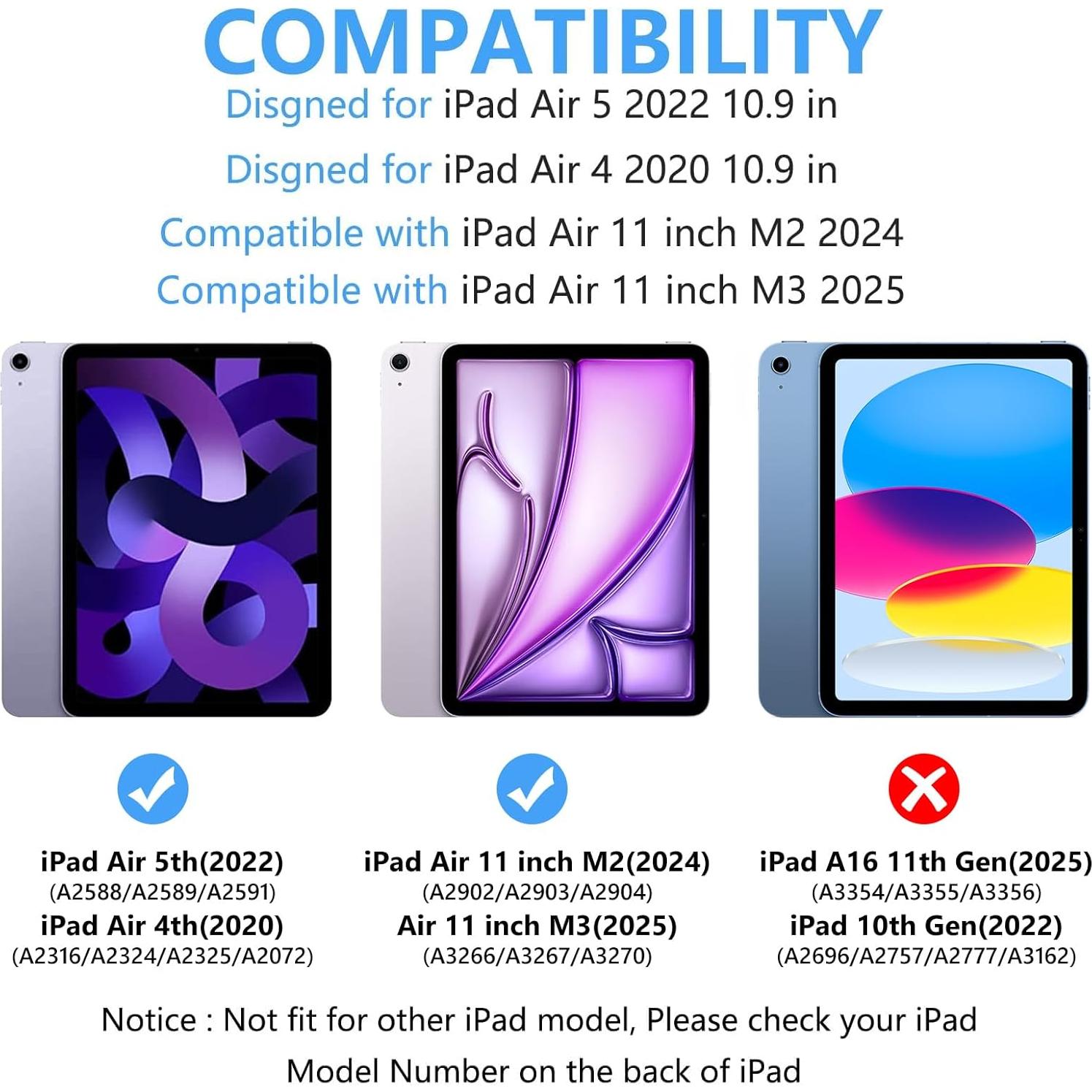 Funda con Teclado TaIYanG para iPad Air 10.9" y 11"