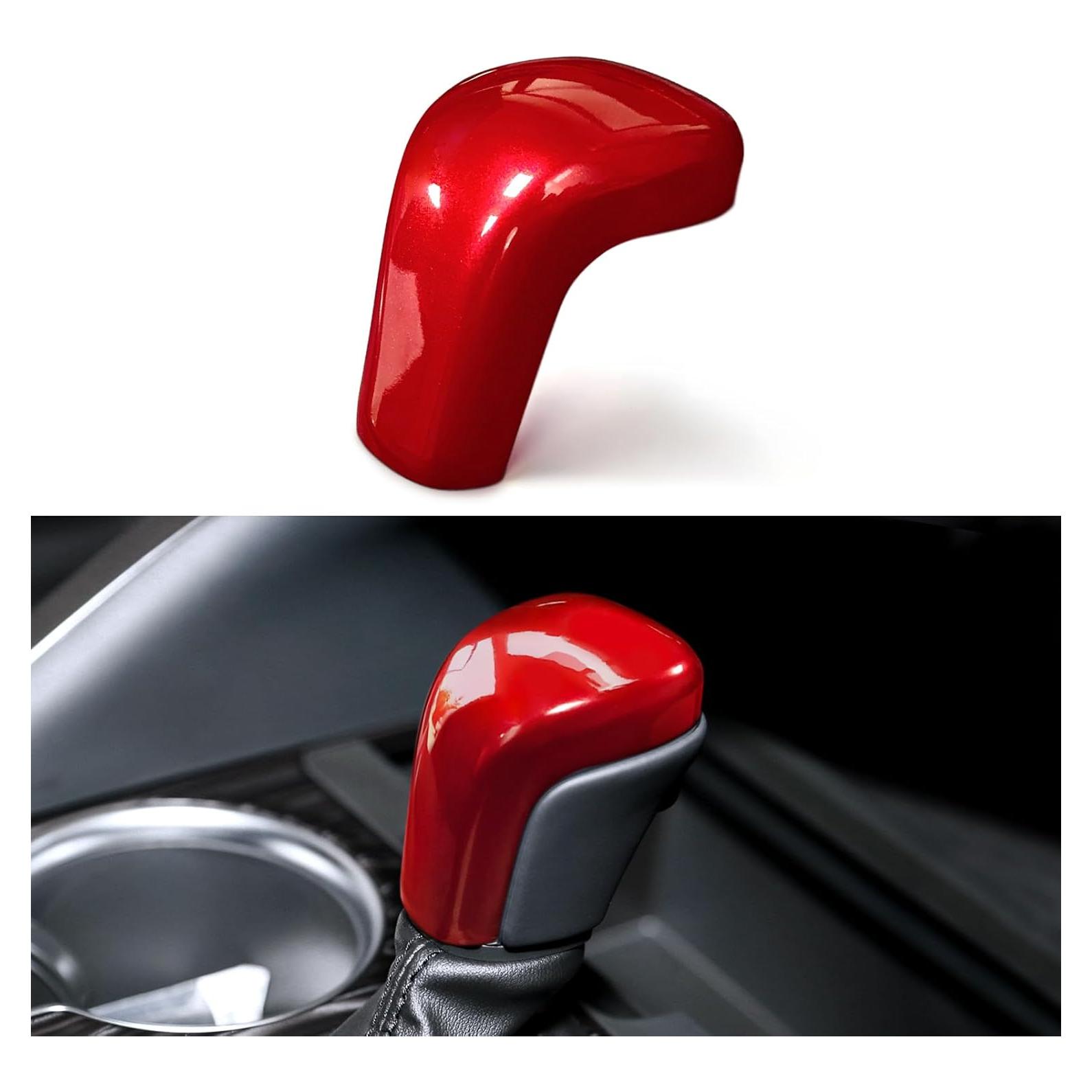 Cubierta de pomo de cambio Toyota Camry 2018-2025 Rojo ABS
