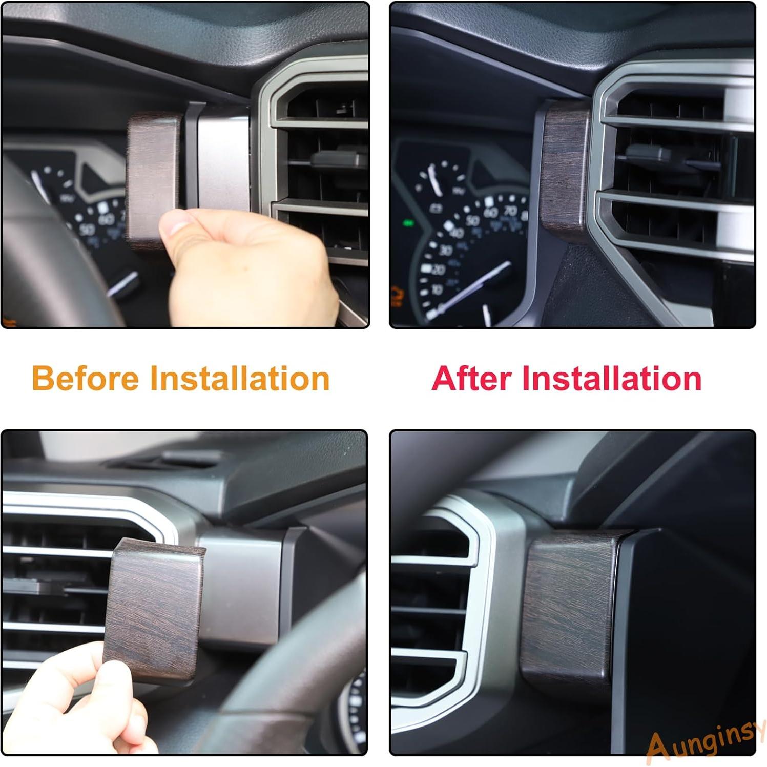 Cubierta Panel Central Aunginsy para Toyota Tundra/Sequoia 2022-2025