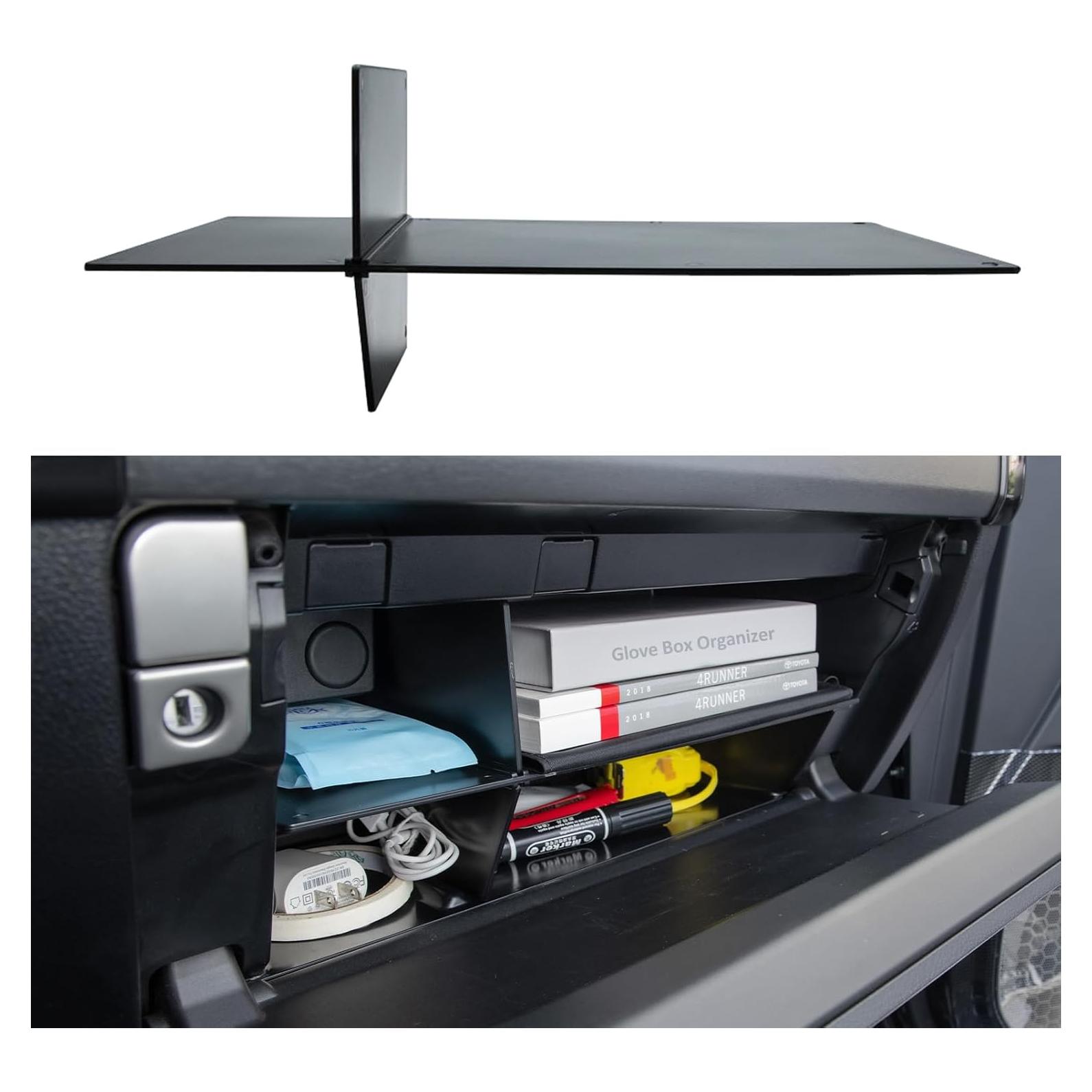 Organizador de Guantera JDMCAR para Toyota 4Runner 2010-2024