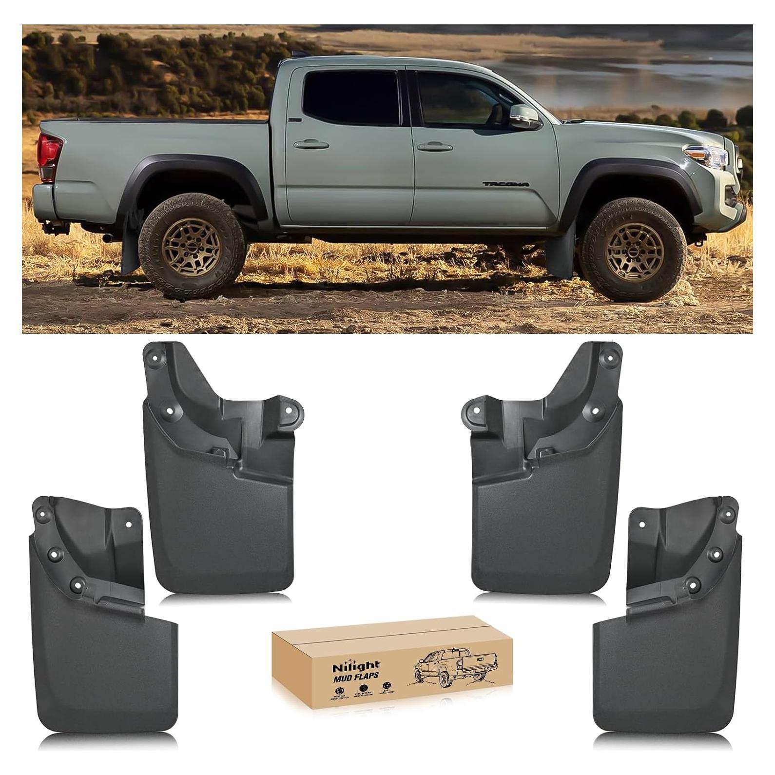 Guardias de Barro Nilight para Toyota Tacoma 2016-2023