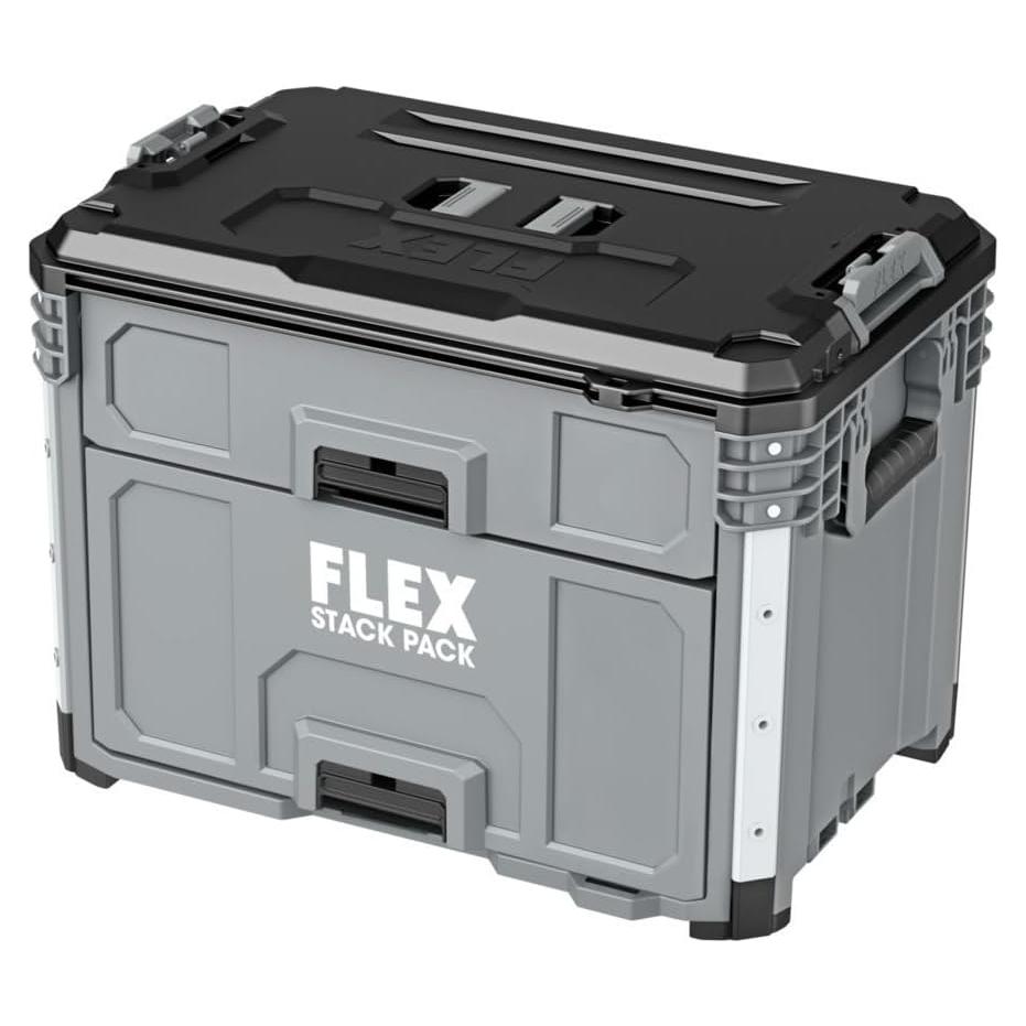 Caja de Herramientas FLEX 2 Cajones 31.75 kg Gris/Negro