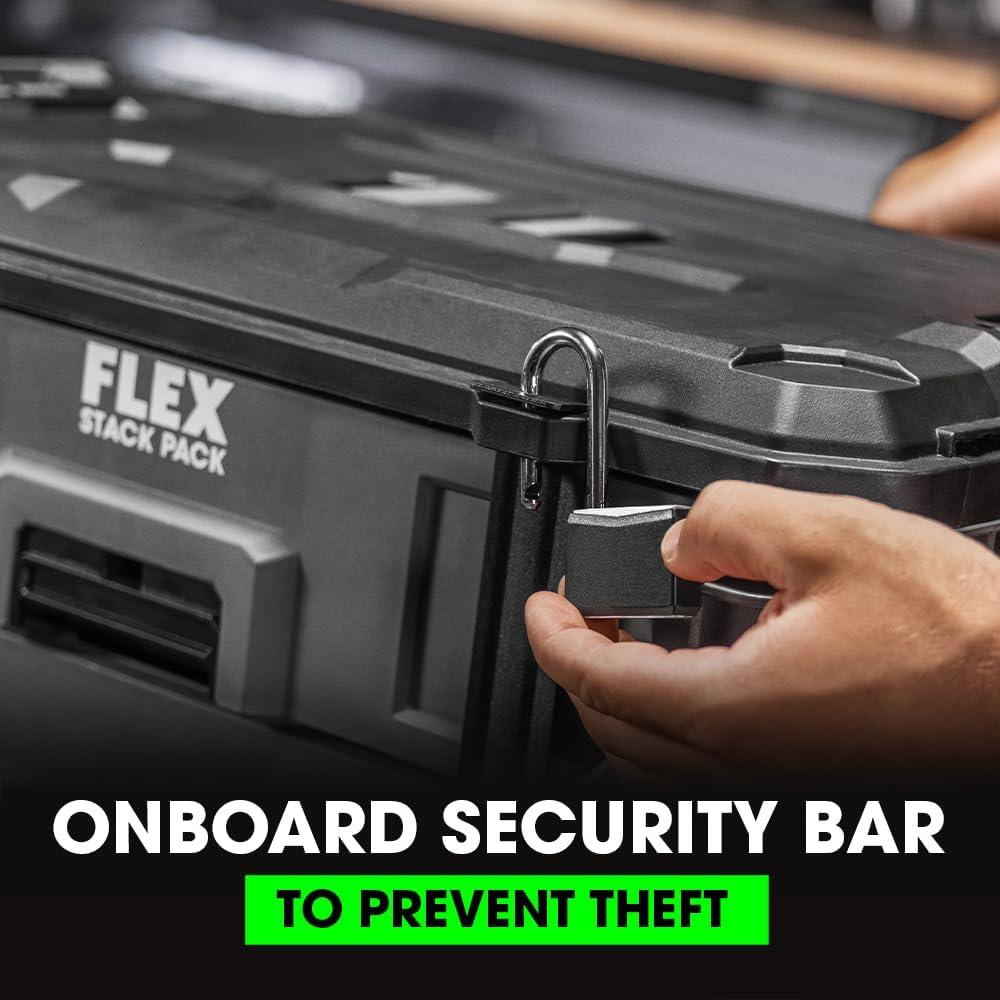 Caja de Herramientas FLEX 2 Cajones 31.75 kg Gris/Negro