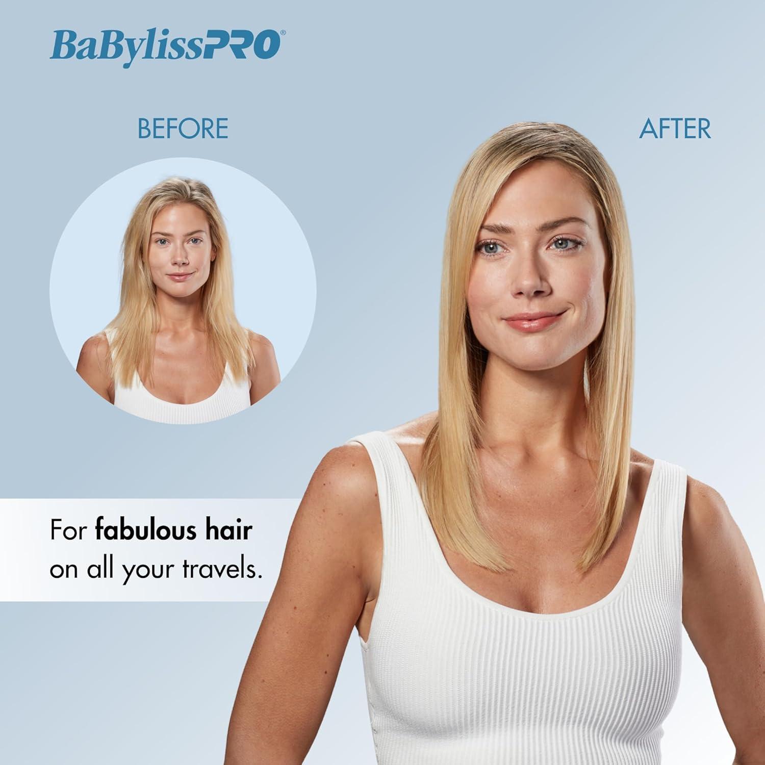 Secador de Viaje BaBylissPRO Nano Titanium 272g 14x6.4cm