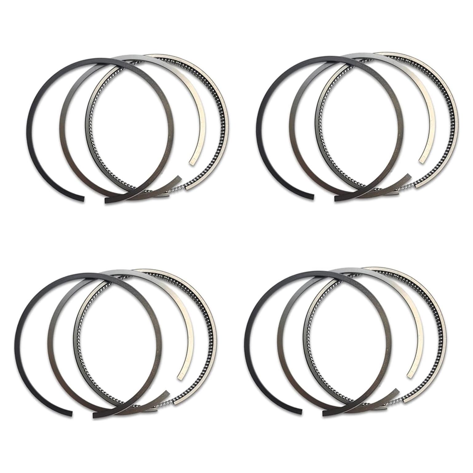 Juego de 4 Anillos de Pistón HAOSHUN para Toyota 3L 2.8L