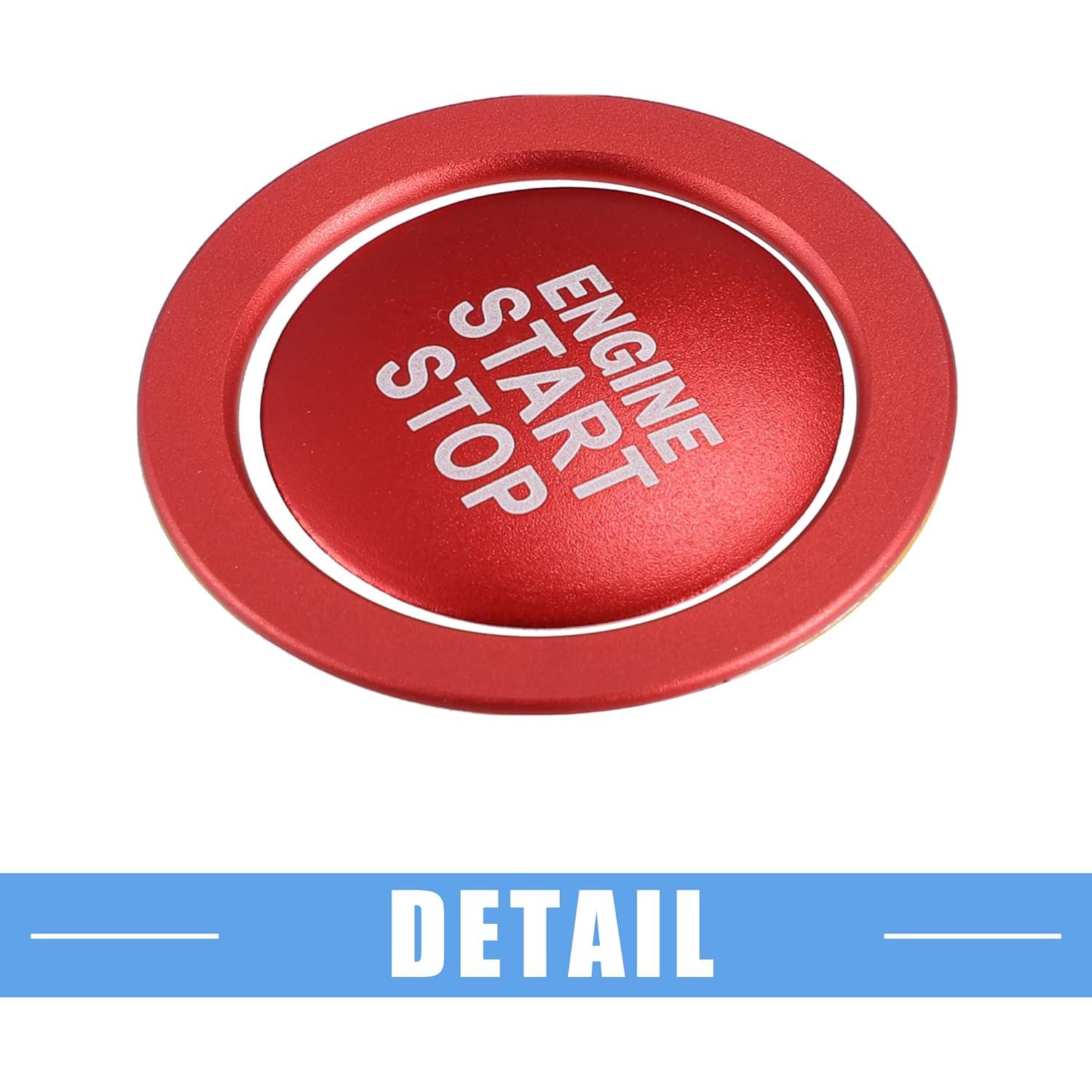 Cubierta de Botón de Encendido Motor Toyota A ABSOPRO Roja