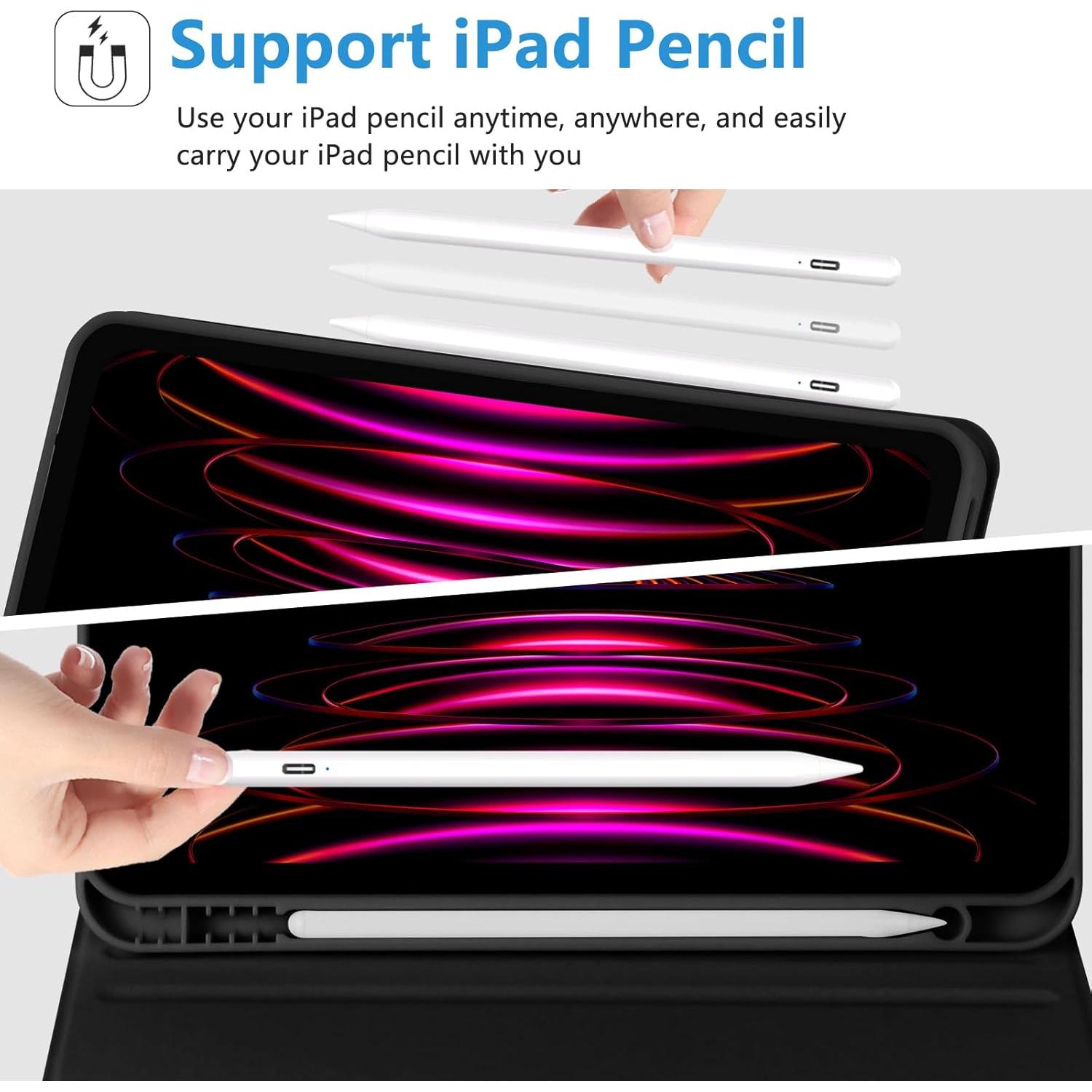 Funda con Teclado MMK para iPad Pro 11" y Air 10.9" - Negro