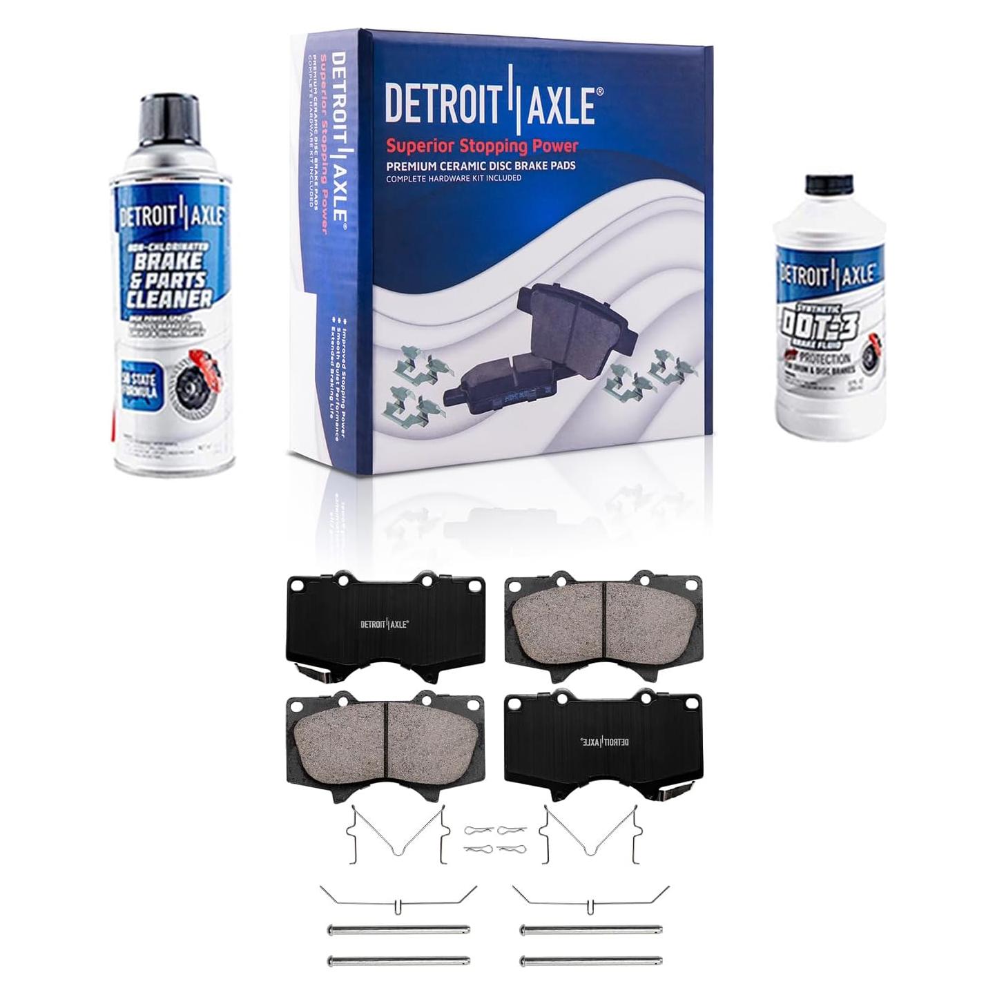 Pastillas de Freno Delanteras Cerámicas Detroit Axle P-976 para Toyota y Lexus