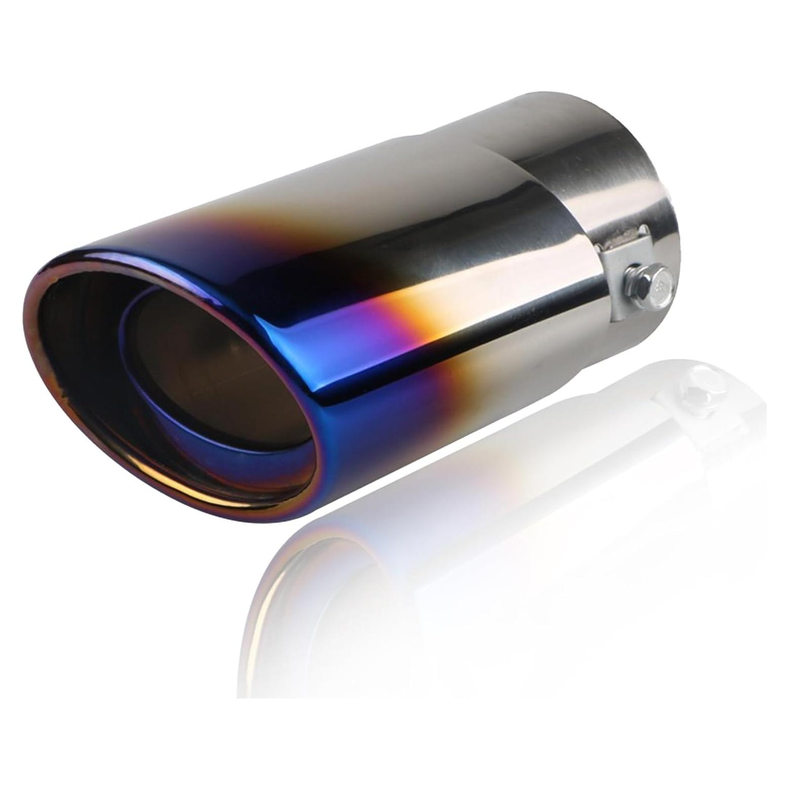 Punta de Escape Luminuti Acero Inoxidable 13.97 cm Azul