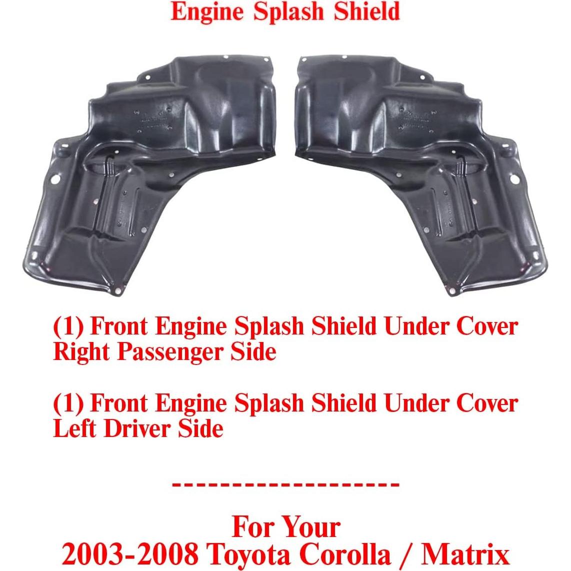 Escudo Salpicadero Motor Toyota Corolla/Matrix 2003-2008