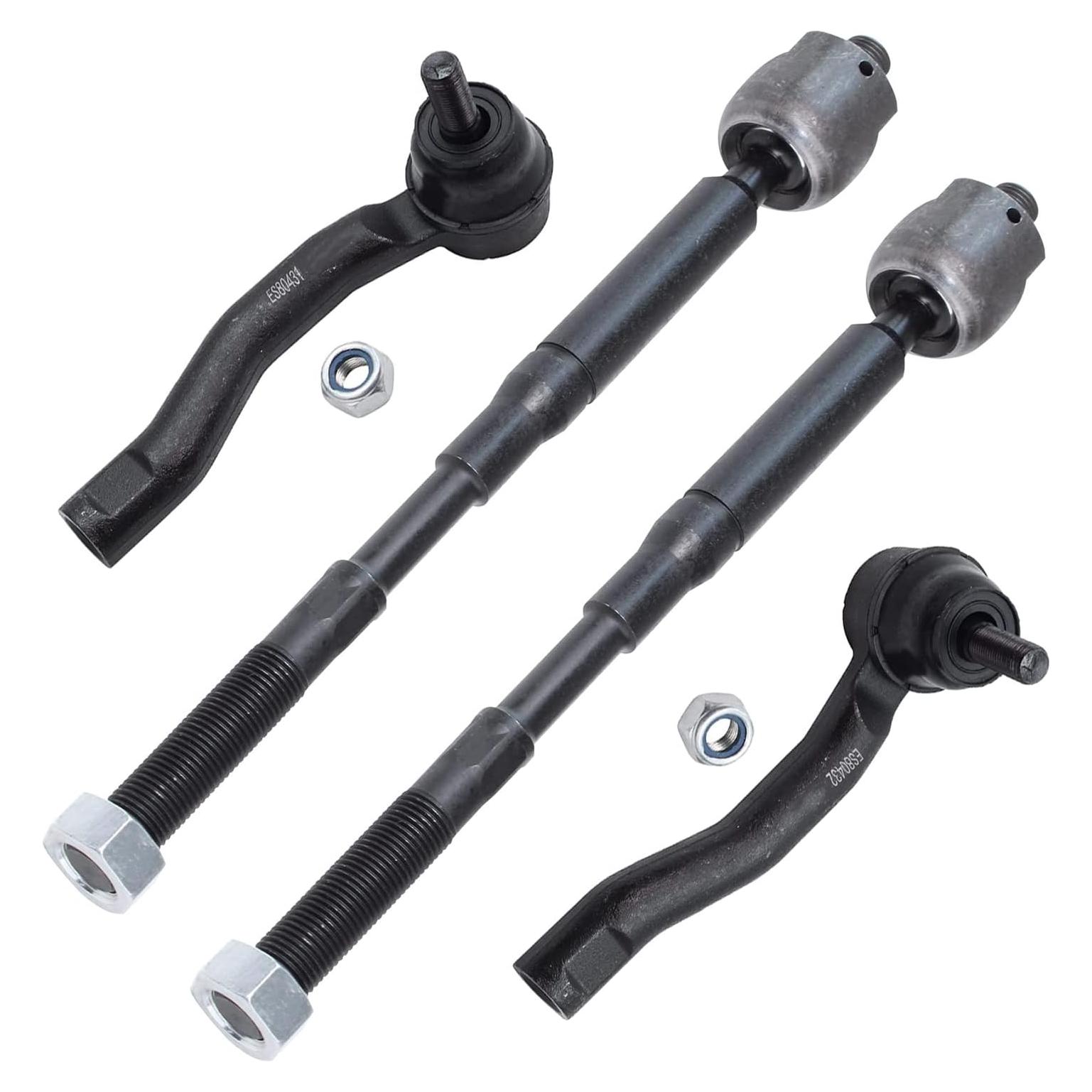 Juego de 4 varillas de dirección Toyota Corolla 2003-2008 Detroit Axle