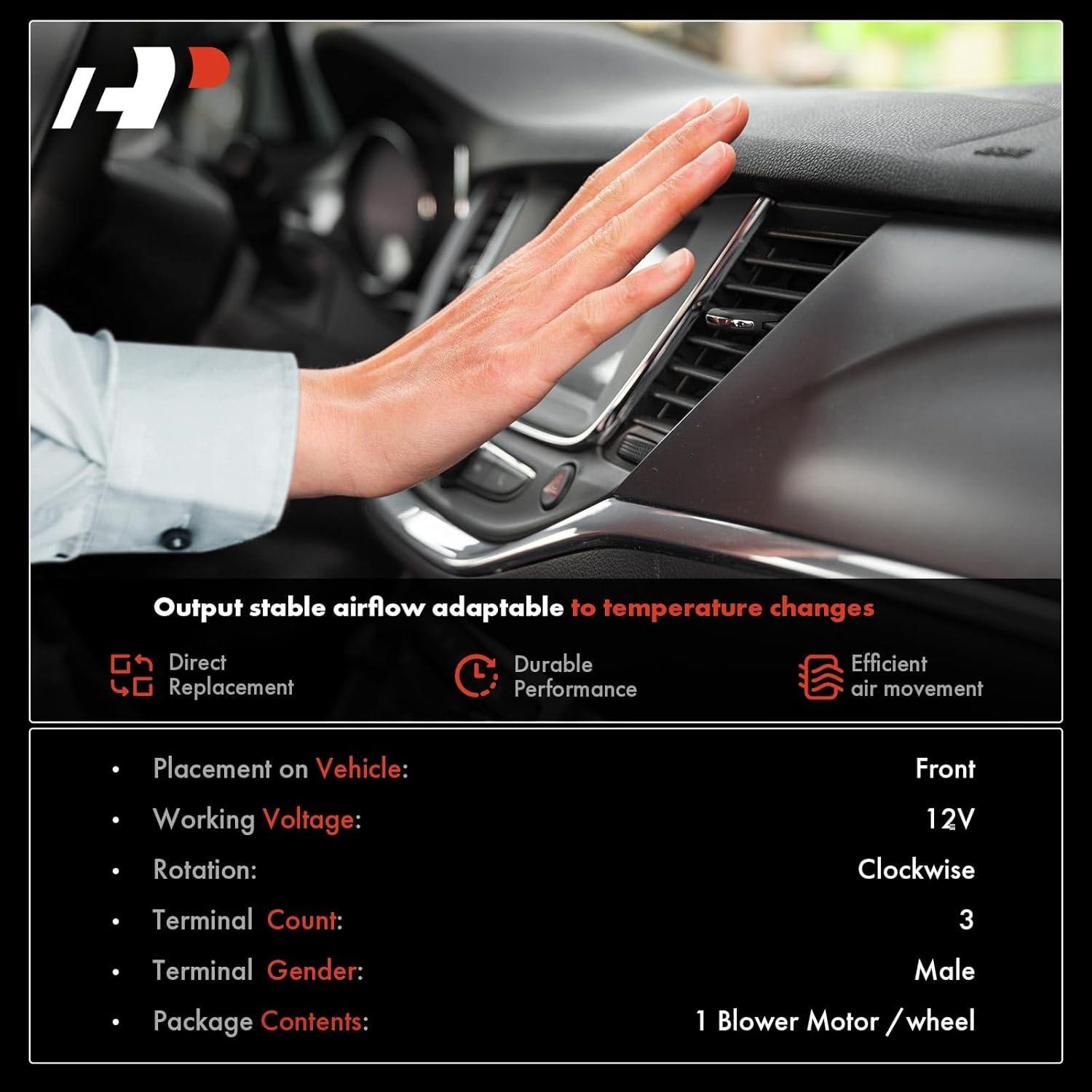 Motor de Soplador HVAC A-Premium para Toyota Corolla y Prius