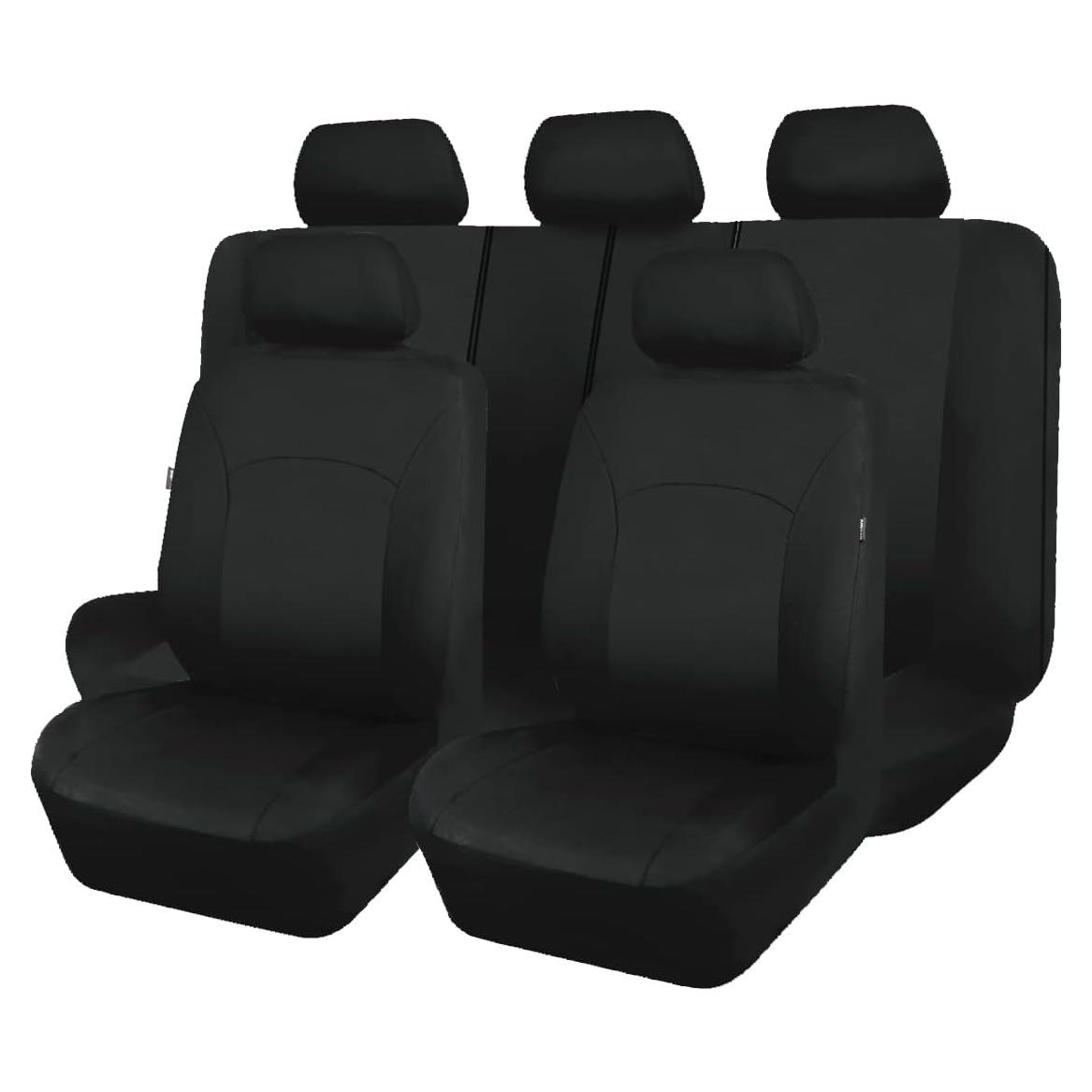 Cubiertas de Asiento de Coche Flying Banner Universal Negro