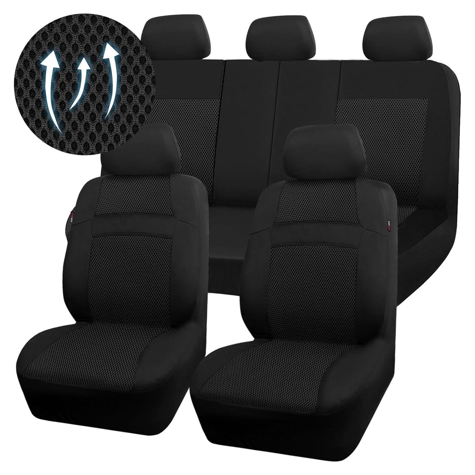 Funda de Asiento Completa CAR PASS ZT-0022 Negra Universal
