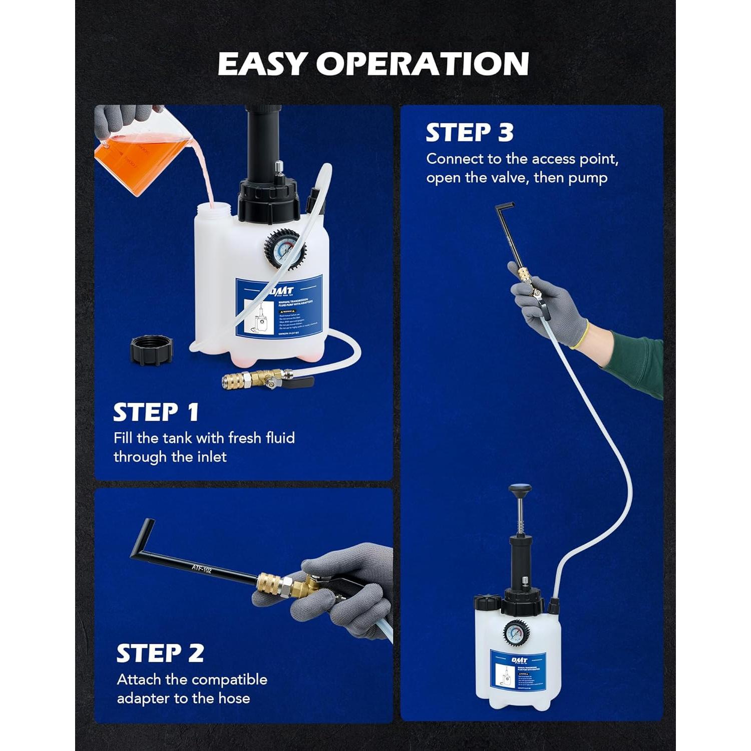 Bomba de Fluido de Transmisión Manual Orion Motor Tech 3L
