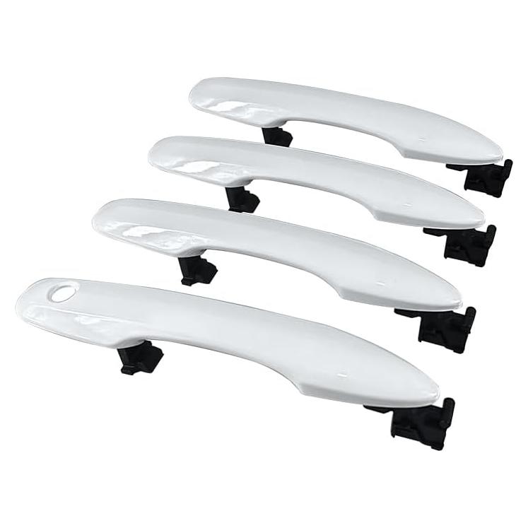 Lote de 4 Manijas de Puerta Exterior HUYILUN Blancas para Toyota