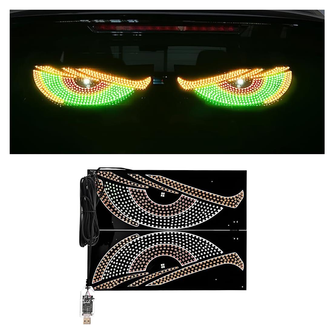Luz Ojos de Diablo para Auto FALVFUN 30cm LED USB Estilo C