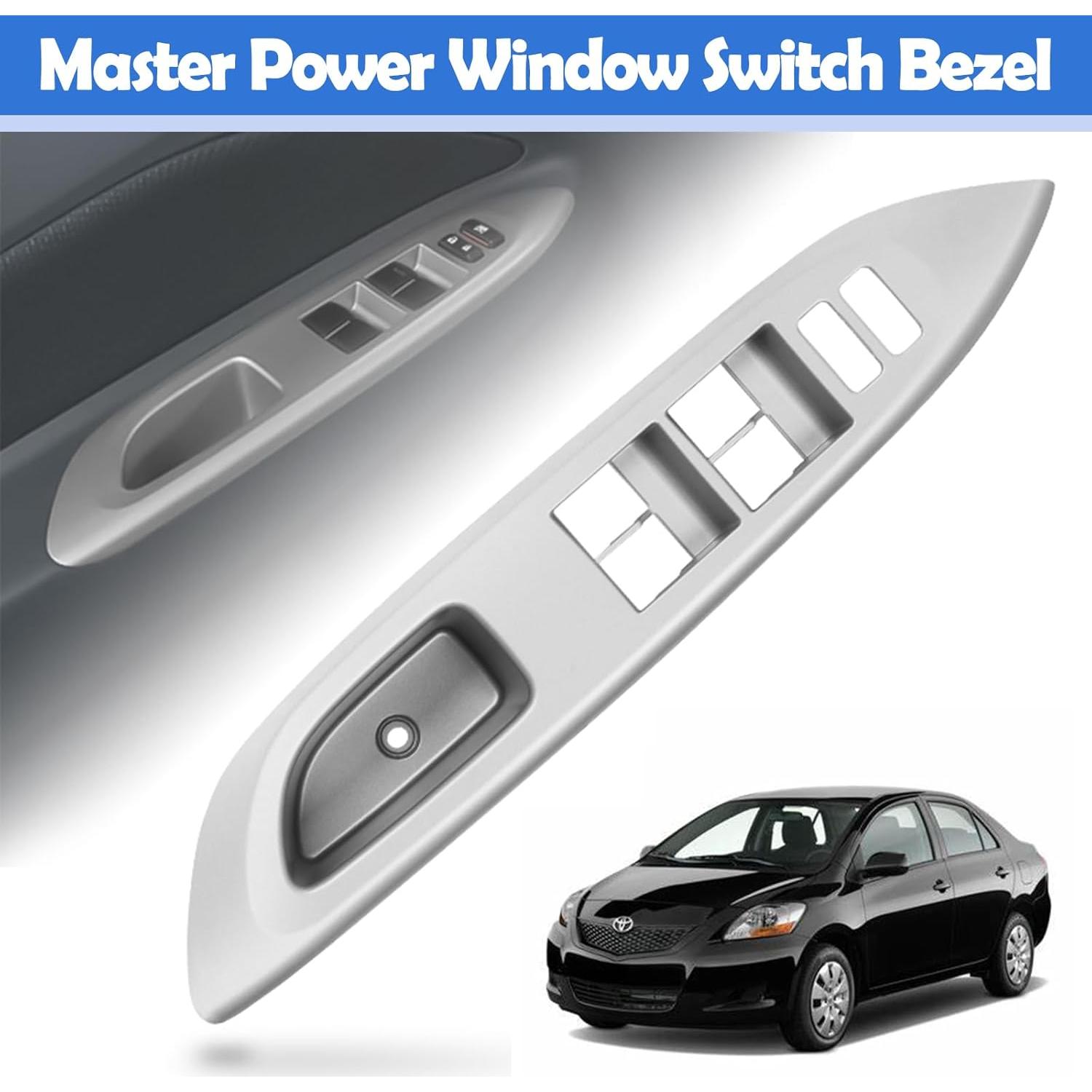 Marco Interruptor Ventana Osompar Plata Lado Izquierdo Toyota Yaris 2007-2010