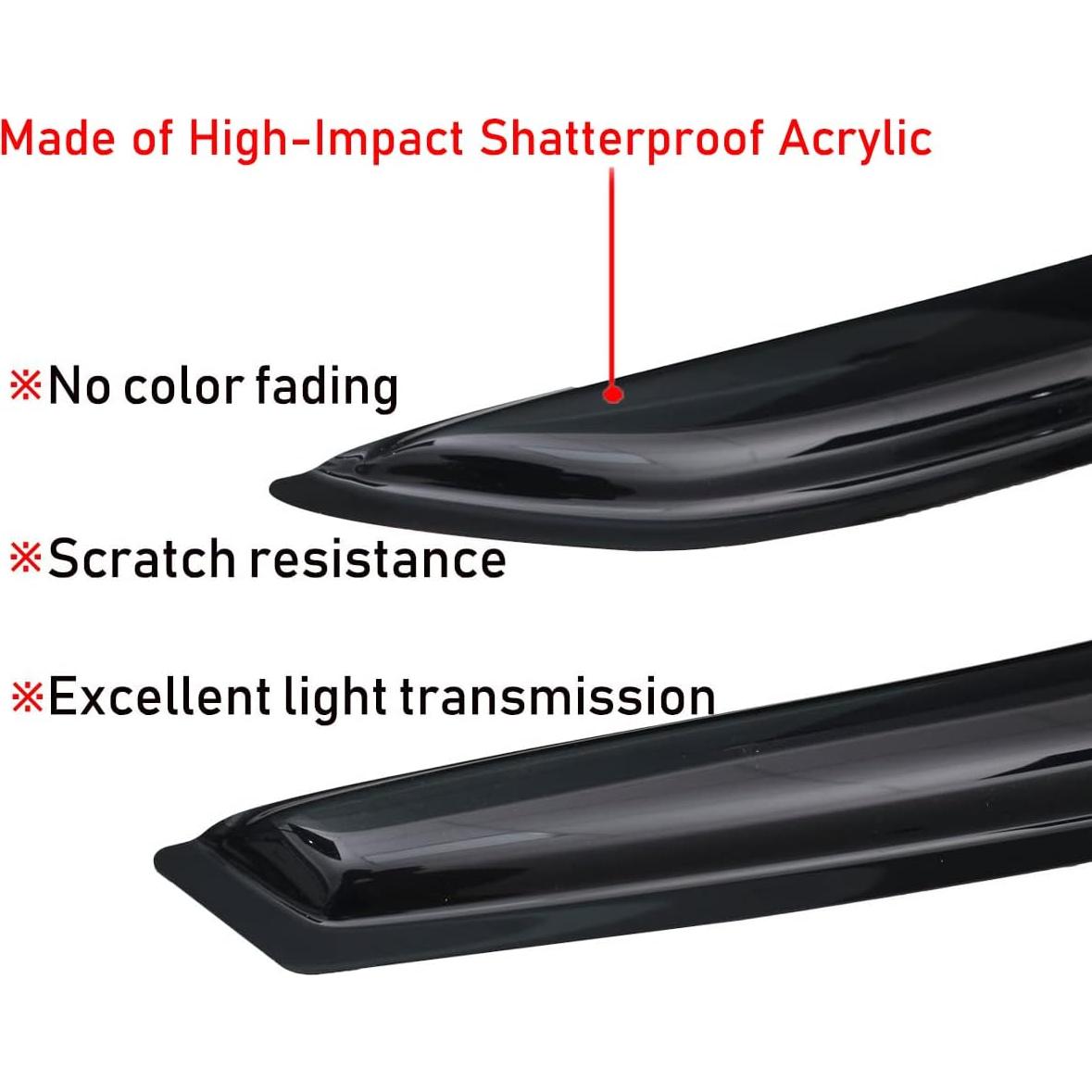 Deflectores de Ventana Lightronic para Toyota Yaris 2007-2013