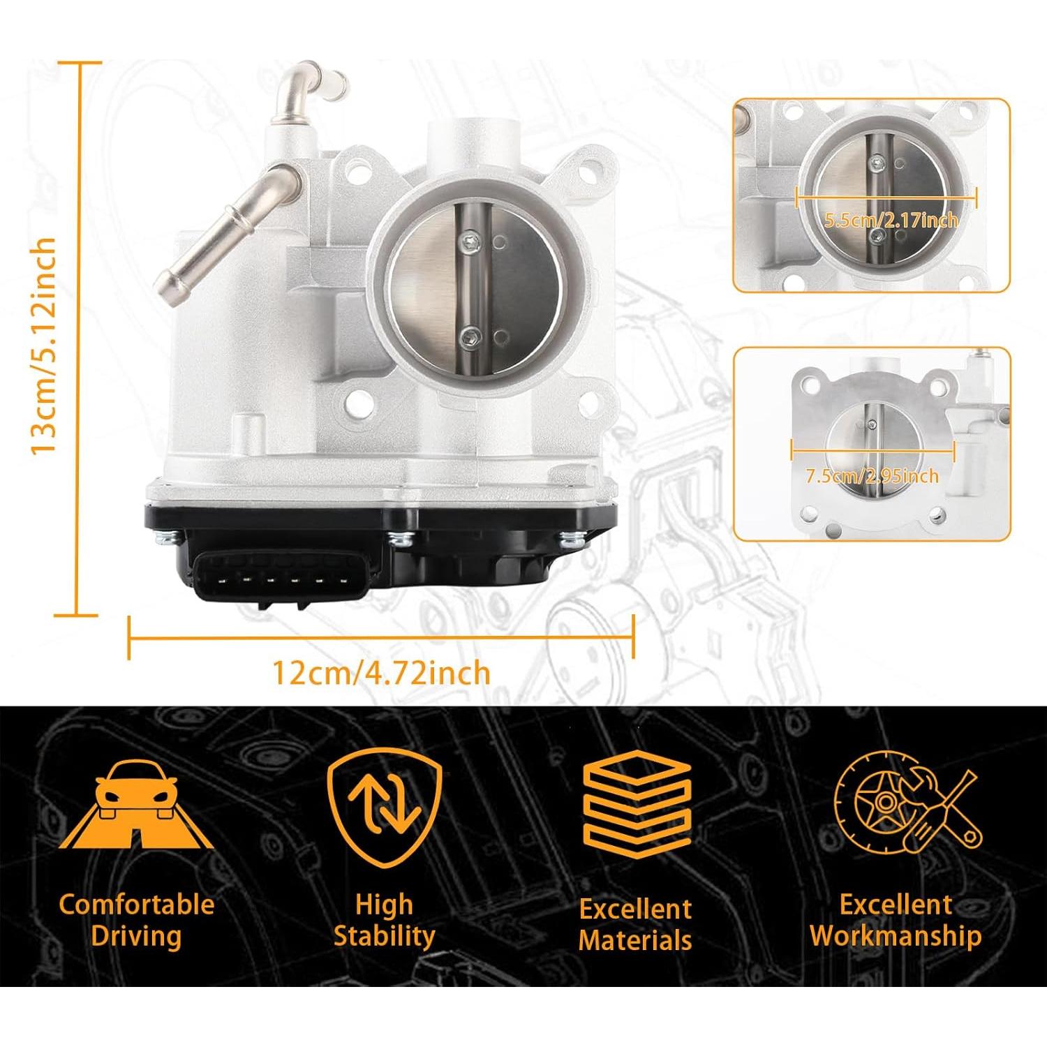 Cuerpo de Aceleración Electrónico TorqNGo S20125 para Toyota Yaris 1.5L