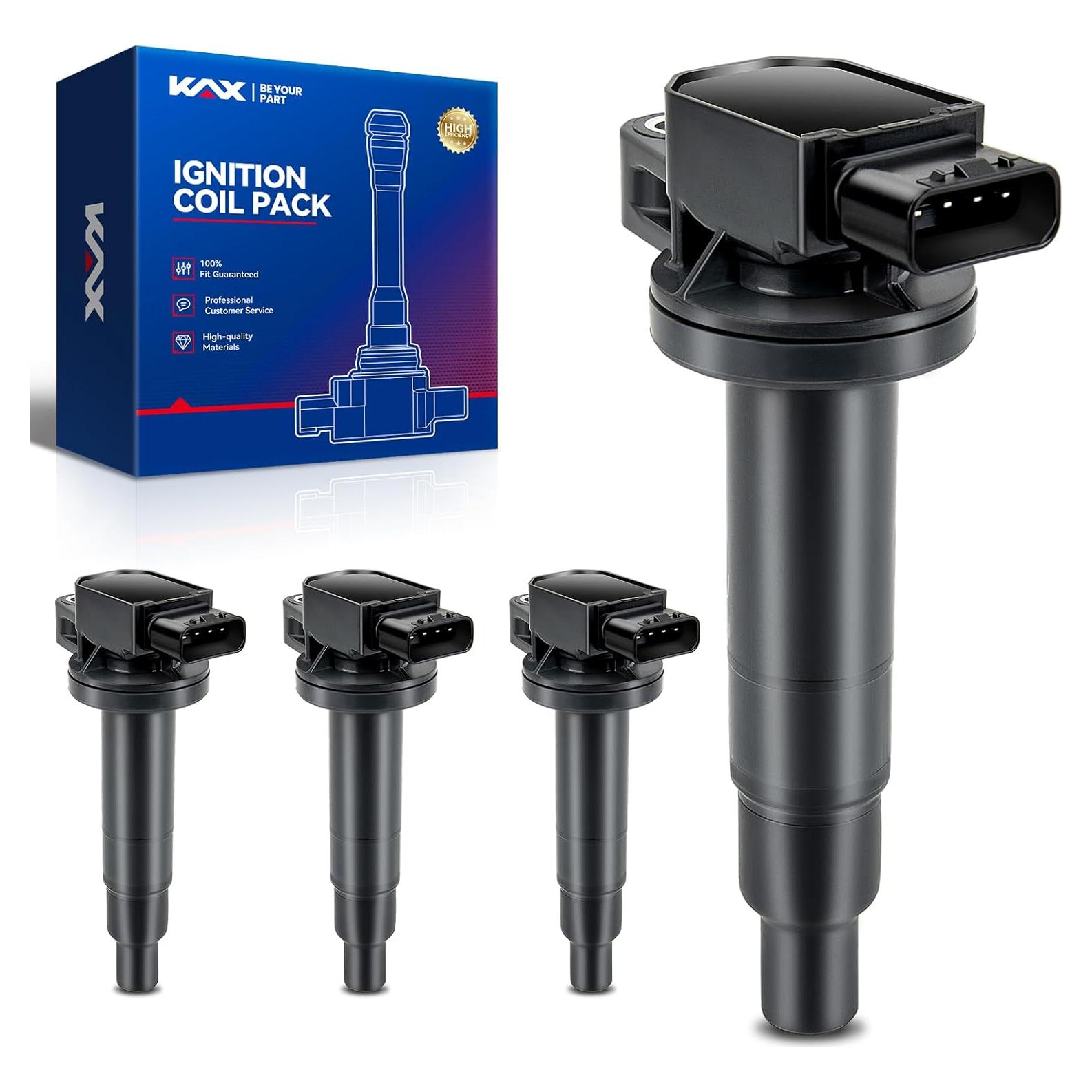Bobina de Encendido KAX UF316 4 Paquetes Compatible Toyota