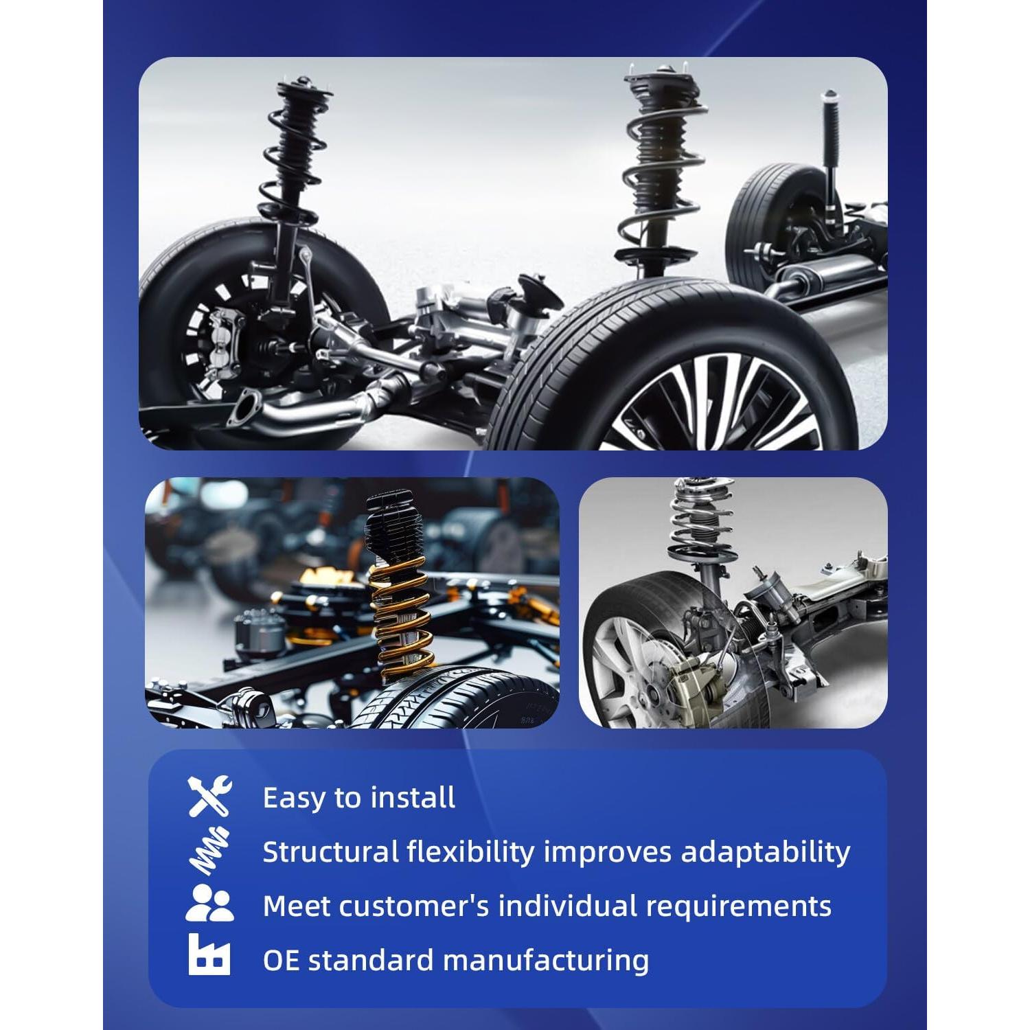 Kit de Suspensión ECCPP 6 Piezas para Toyota Prius C y Yaris