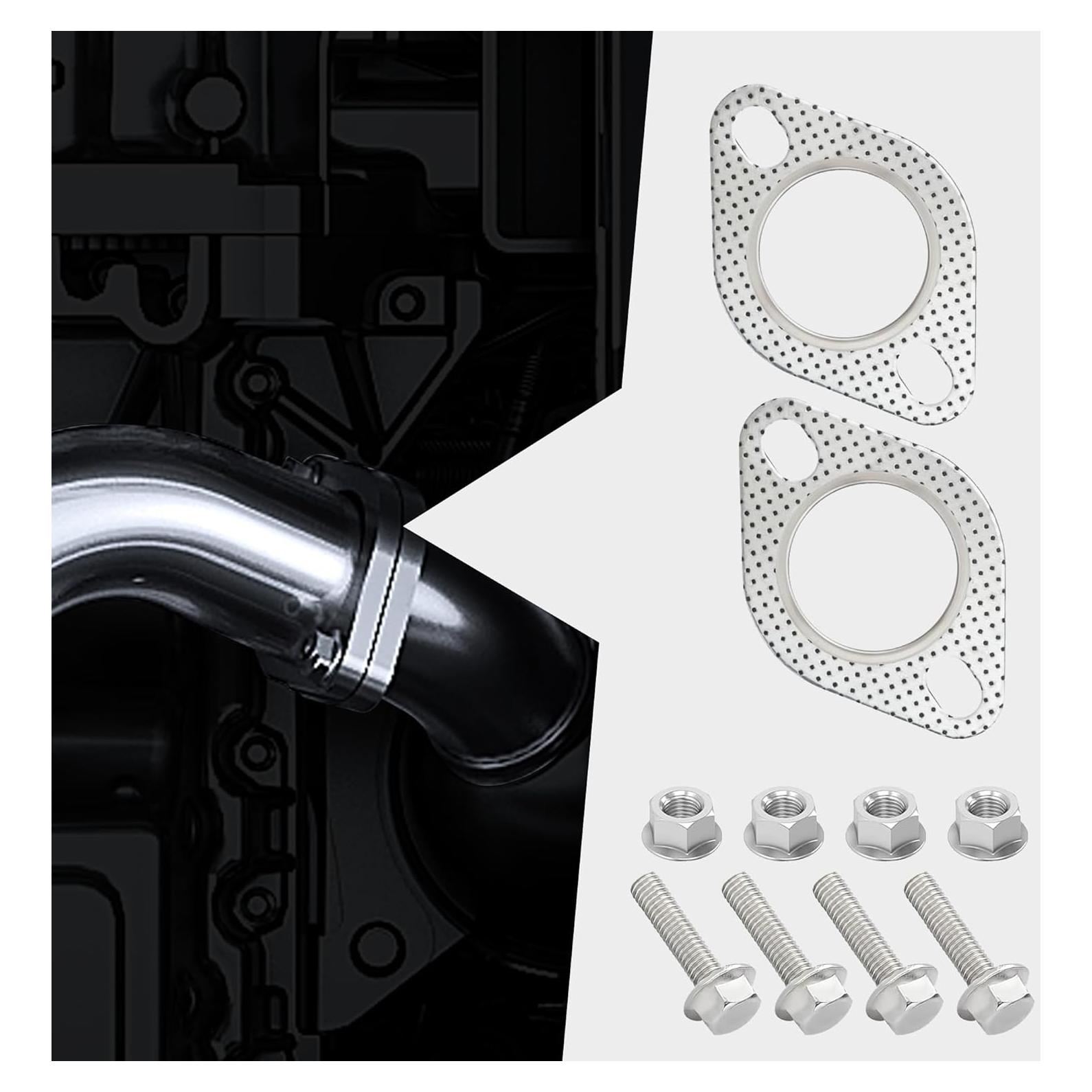 Junta de Escape Tioollev 5.08cm Kit de Reparación con Tornillos