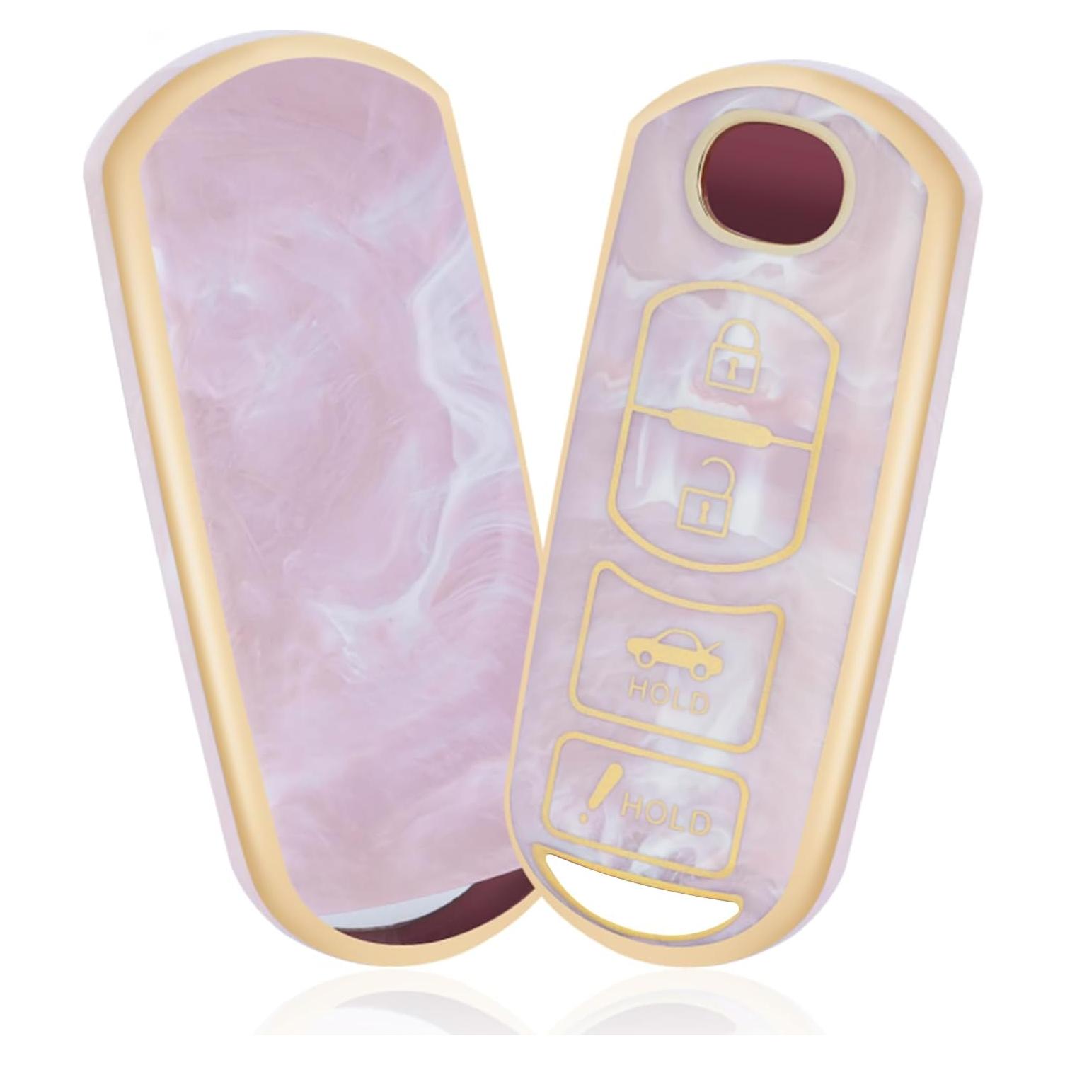 Cubierta de llavero para Mazda 3 6 CX-5 4 botones YALNORVA