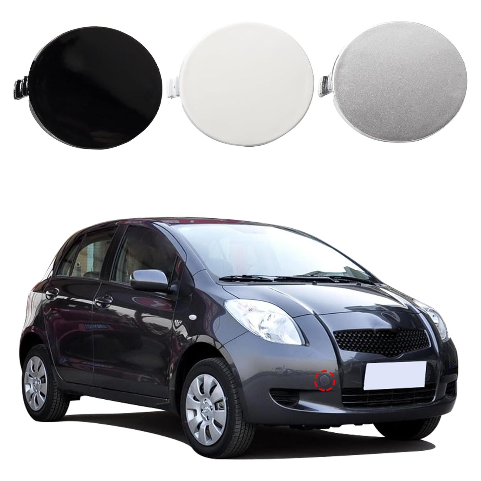 Cubierta gancho remolque Toyota Yaris Sedán 2006-2008 Plata