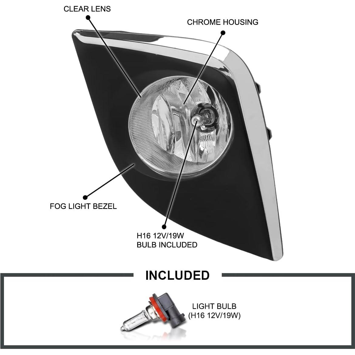 Faros Antiblanco Spec-D Tuning para Toyota Corolla 2014-2016