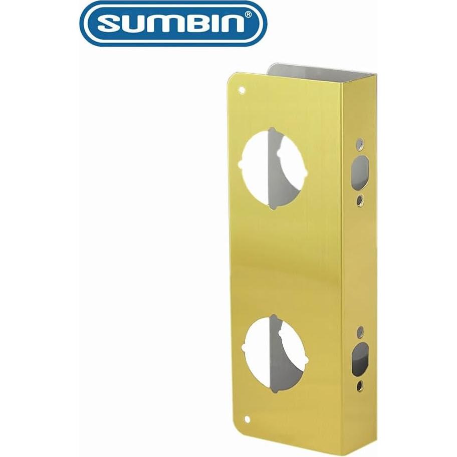 Refuerzo de Puerta Sumbin K9001 Latón Satinado 14x6 cm