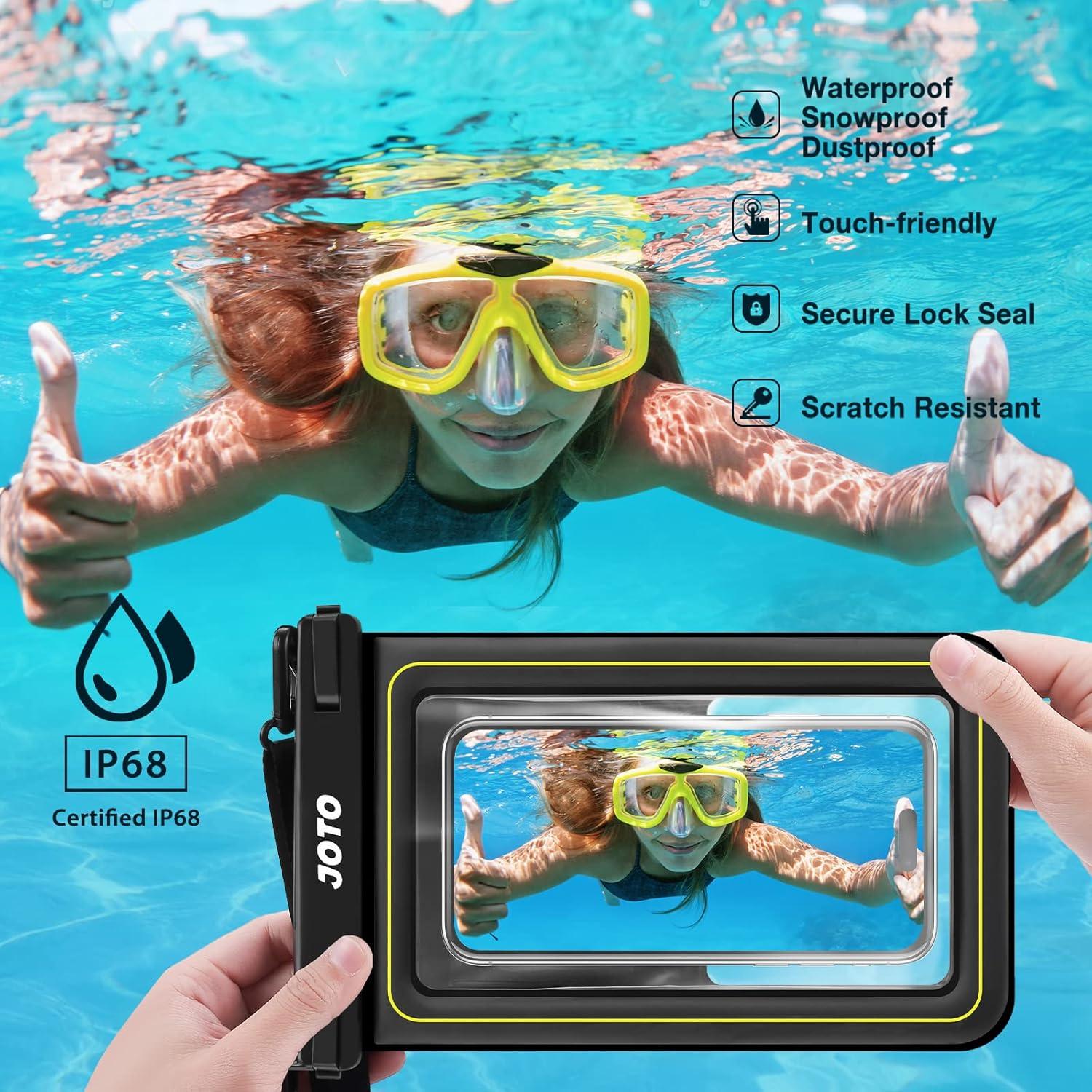 Funda Impermeable JOTO Grande Flotante para Teléfono 25,4cm