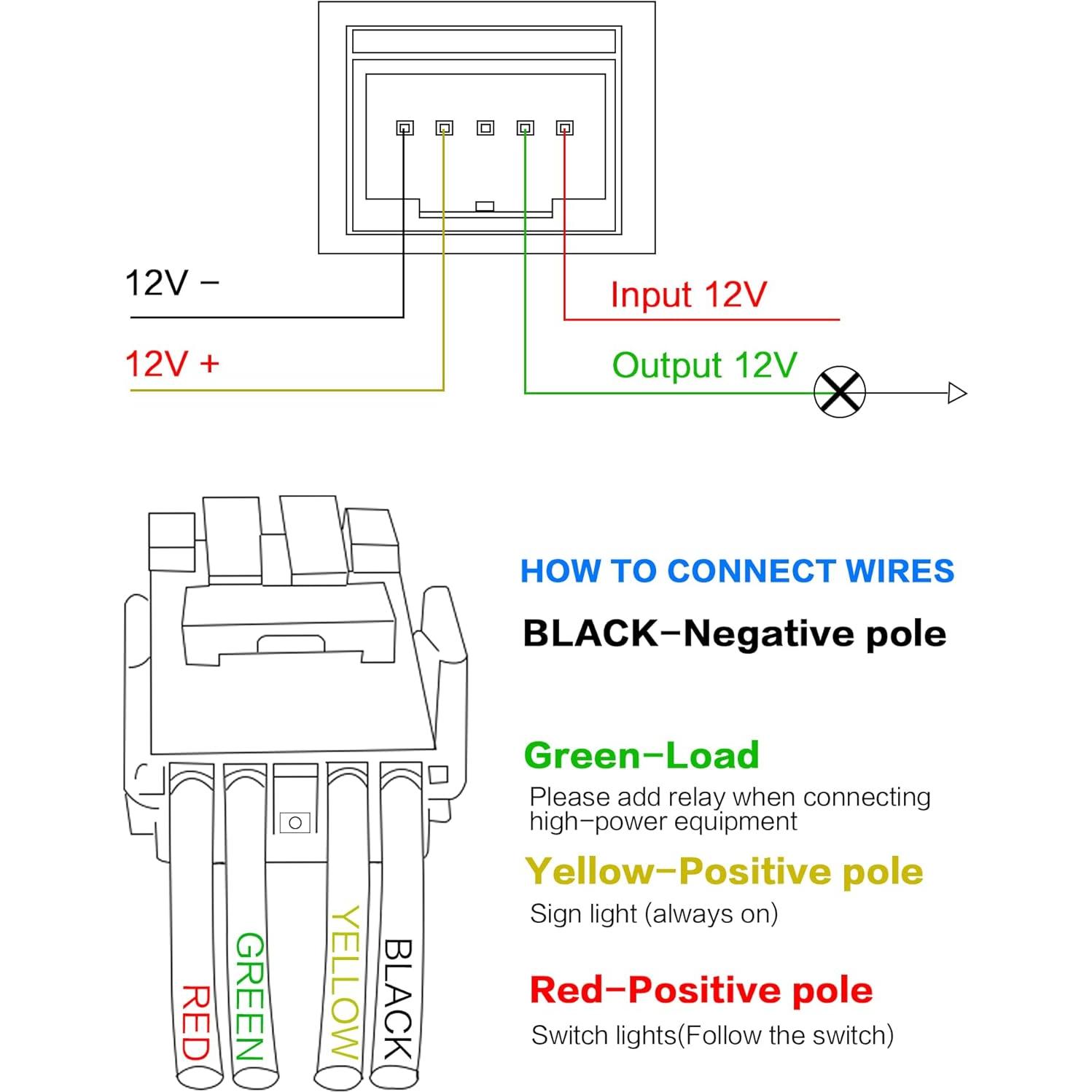 Interruptor pulsador LED azul 12V Iztor para Toyota