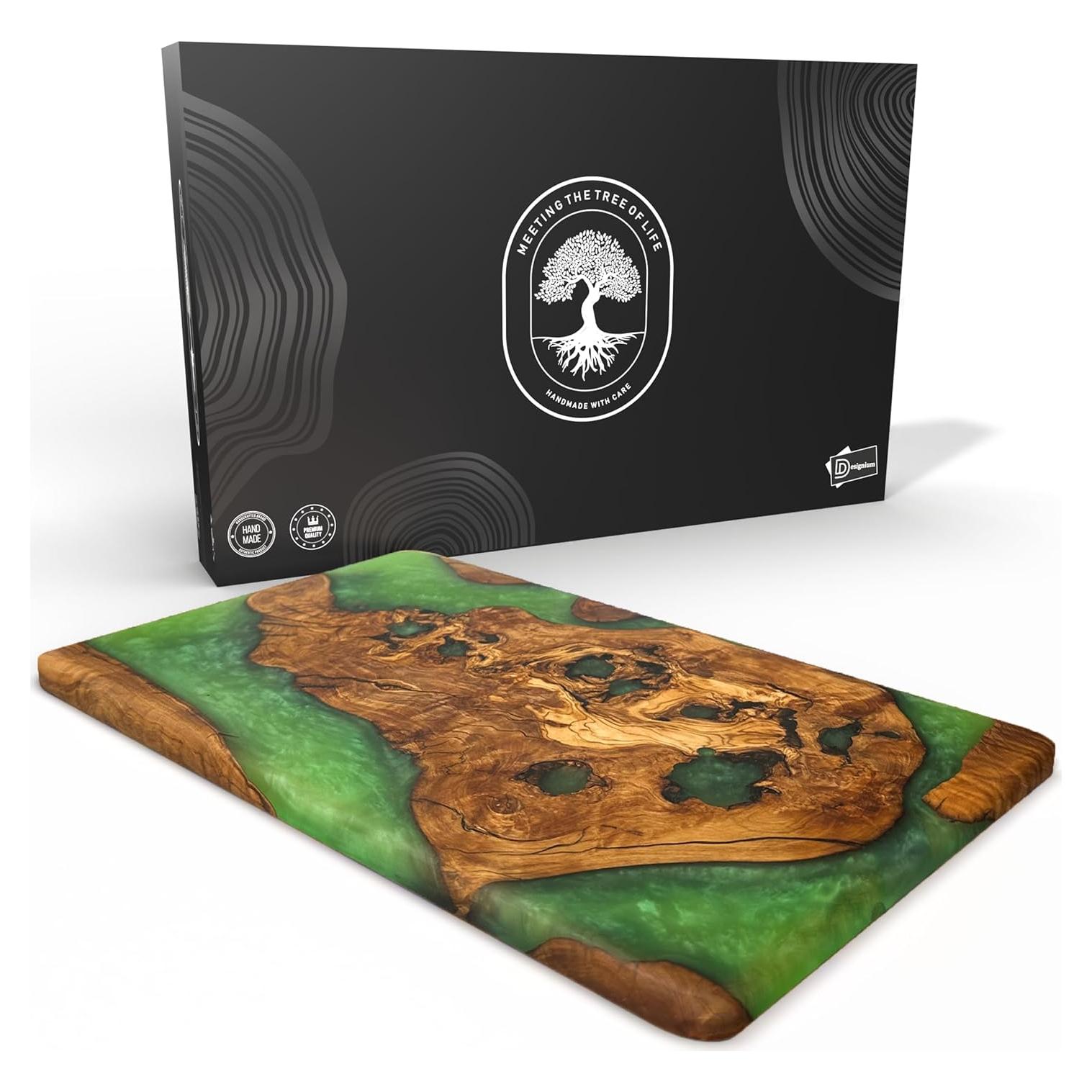 Tabla de Queso de Madera de Olivo Designium Vigor 39.9x23.1cm