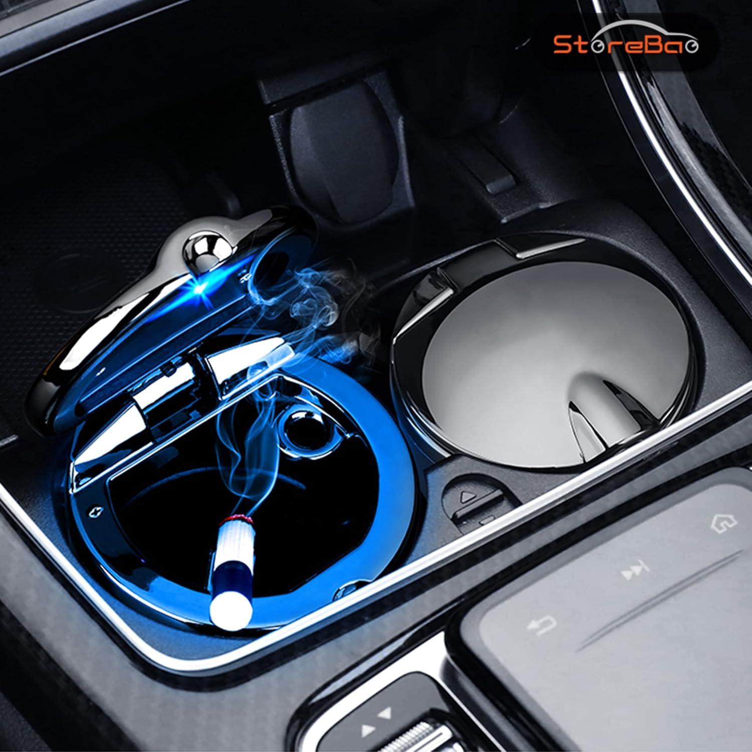 Cenicero de coche StoreBao para Mercedes-Benz Fibra de carbono