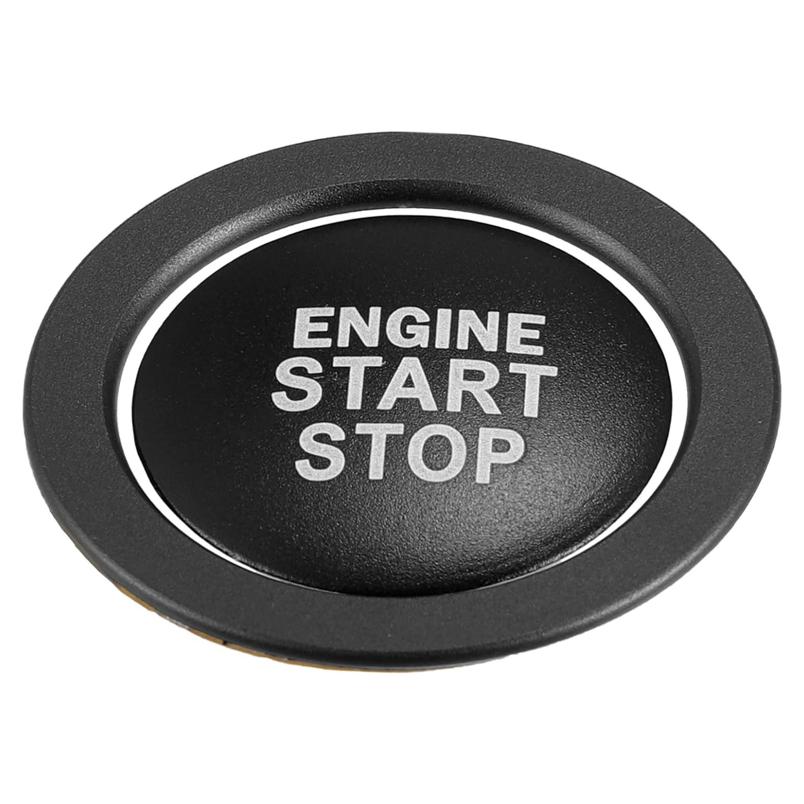 Cubierta de Botón de Encendido A ABSOPRO para Toyota - Aluminio Negro