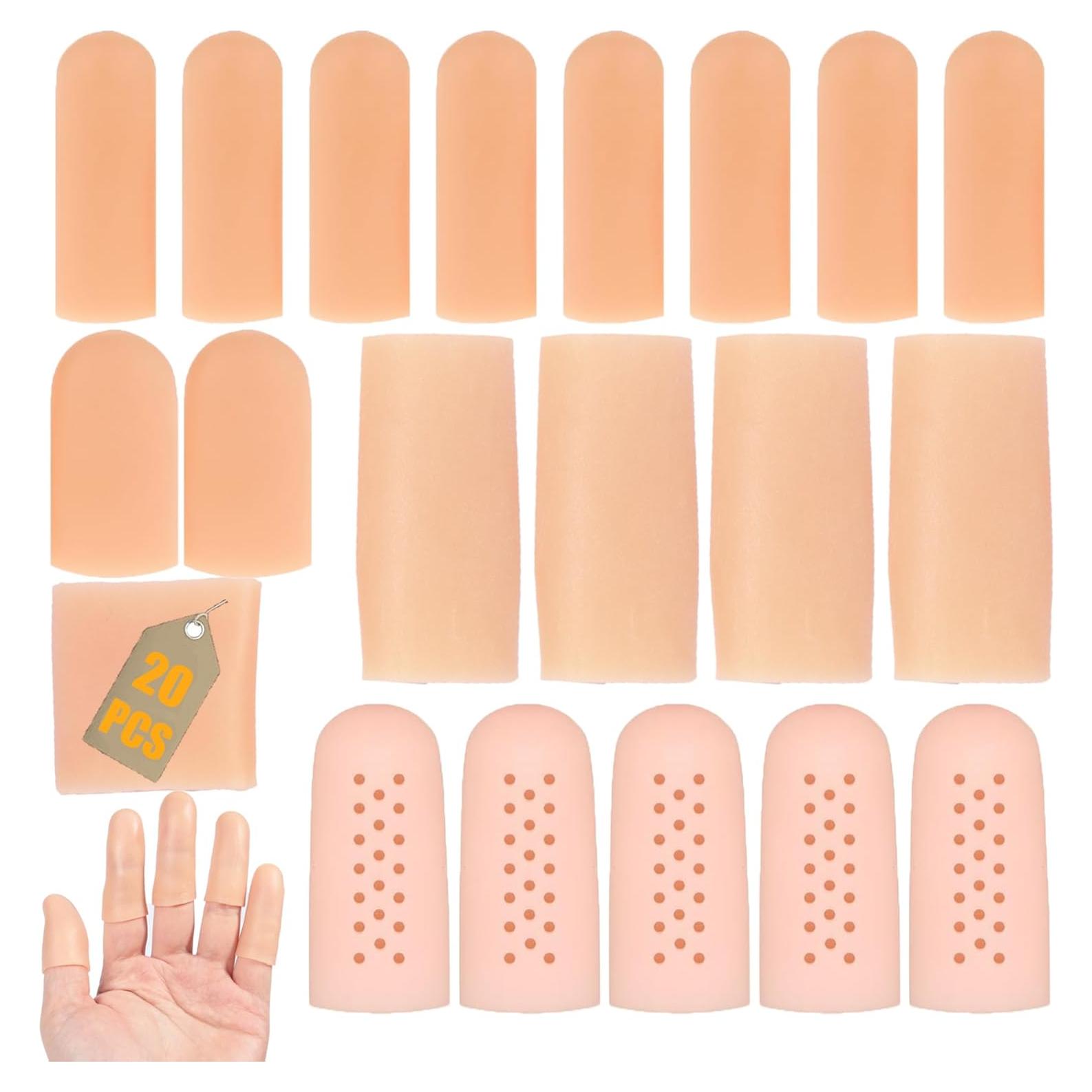 Cubiertas de Dedos de Gel HORNYPOOT - 20 Piezas Protectores