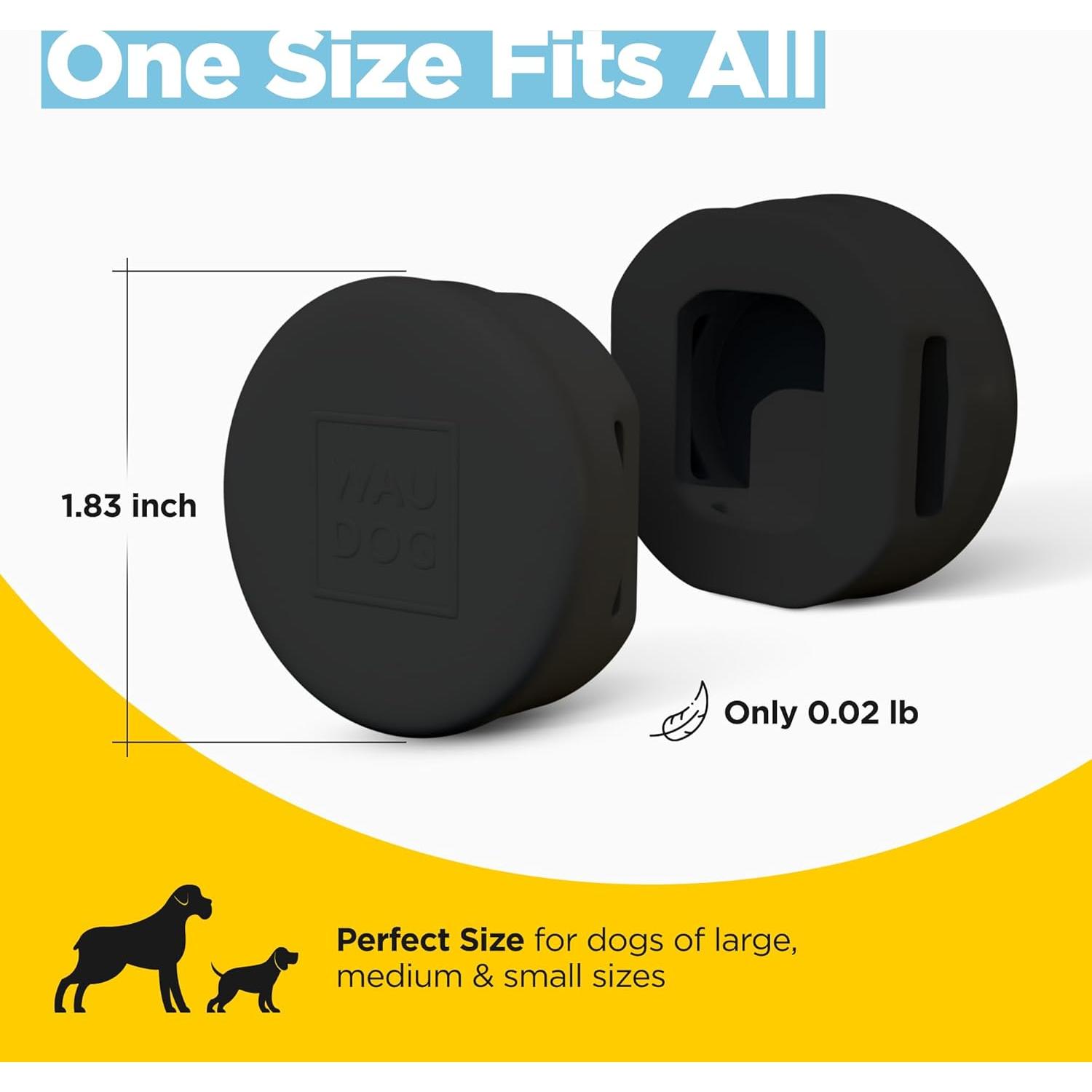 Soporte impermeable para AirTag WAUDOG - Paquete de 3 - Silicona