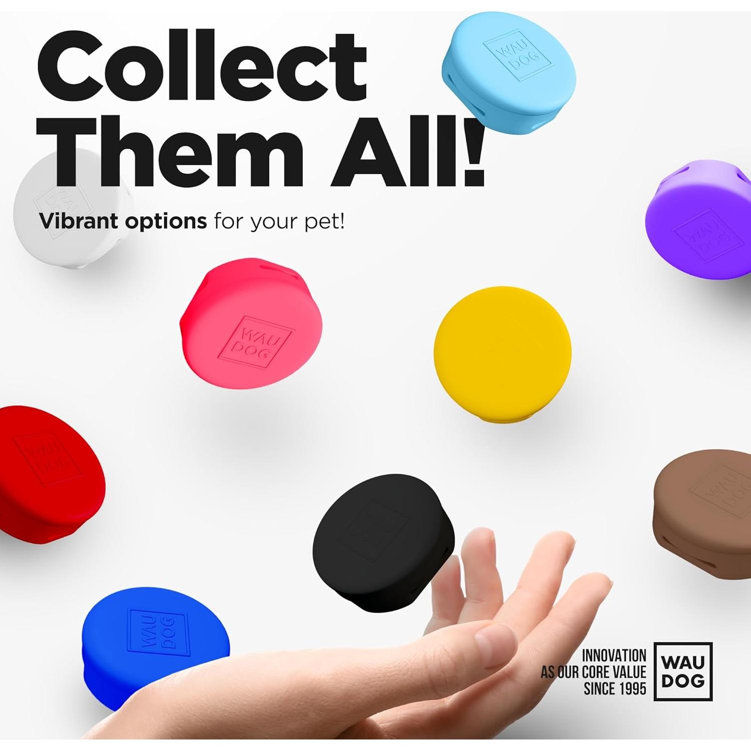 Soporte impermeable para AirTag WAUDOG - Paquete de 3 - Silicona