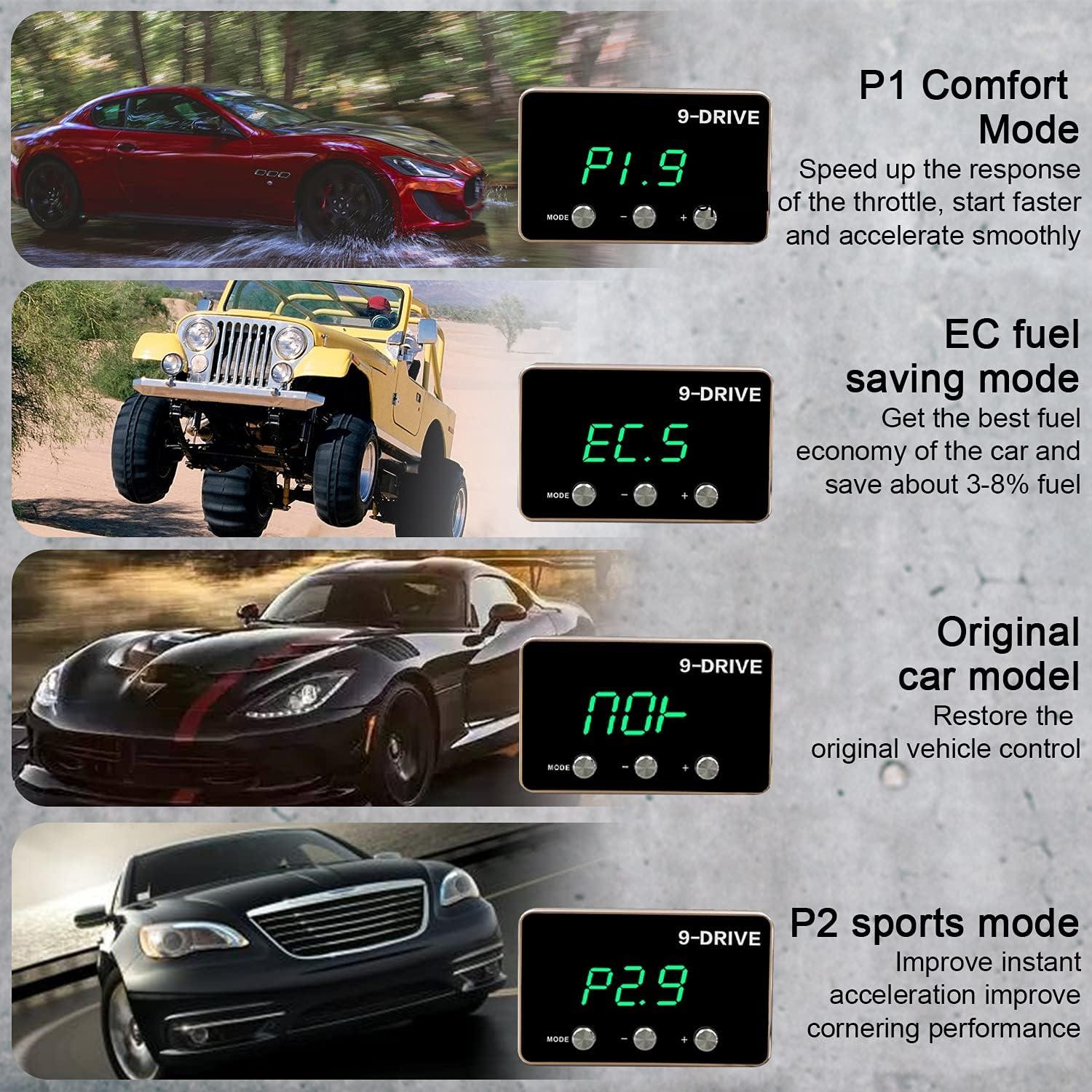 Controlador de Acelerador Electrónico HPEVA 9 Drive para AUDI VW