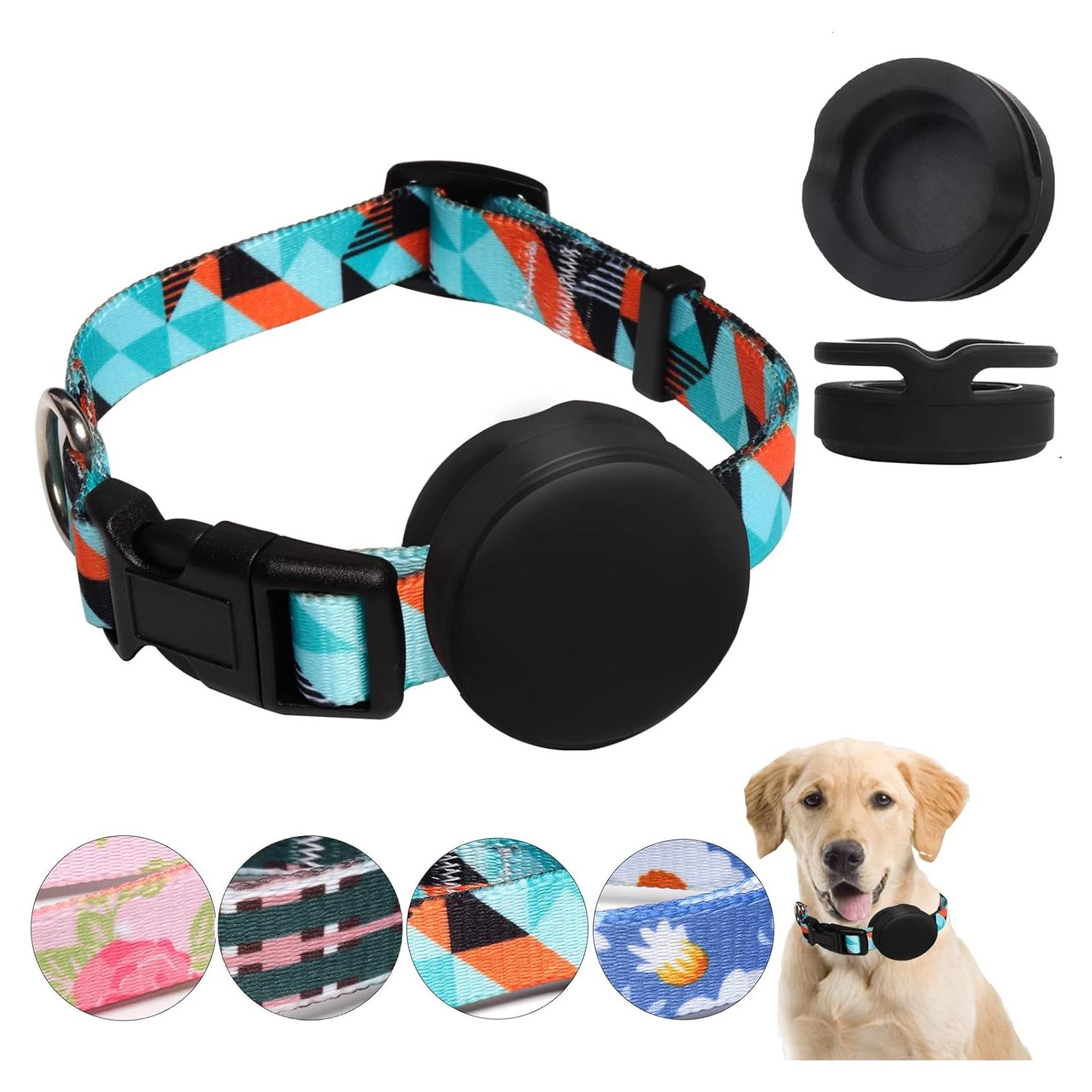 Soporte para Collar de Perro con Funda para Airtag - S 24.9-39.9 cm