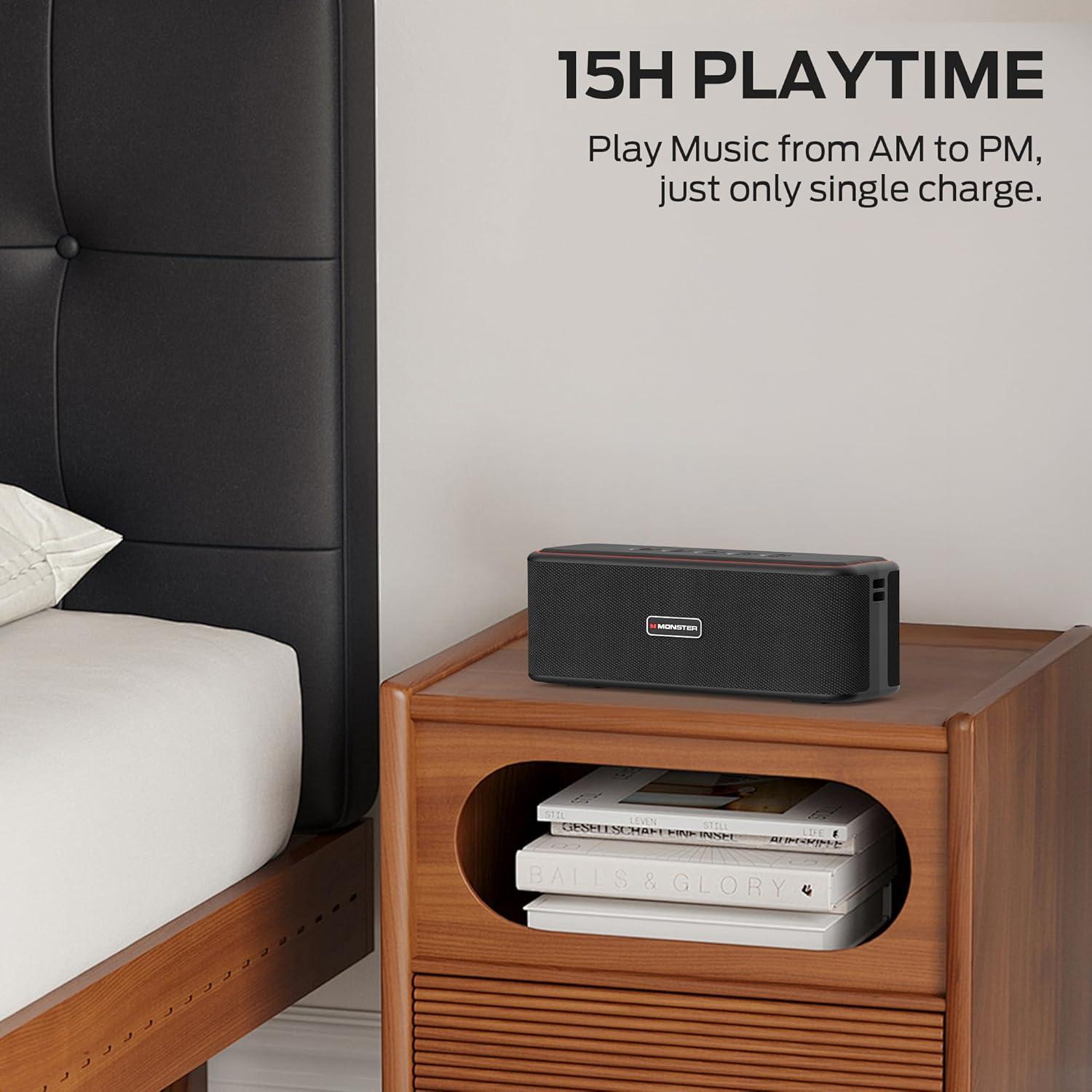 Altavoz Bluetooth Monster Shock Plus 30W Portátil Impermeable