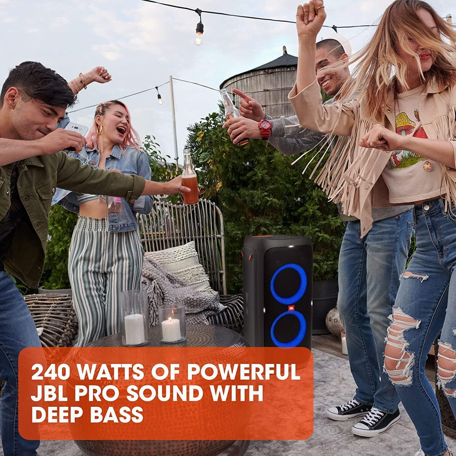 Altavoz portátil JBL PartyBox 310 - 240W, 18h batería, luces