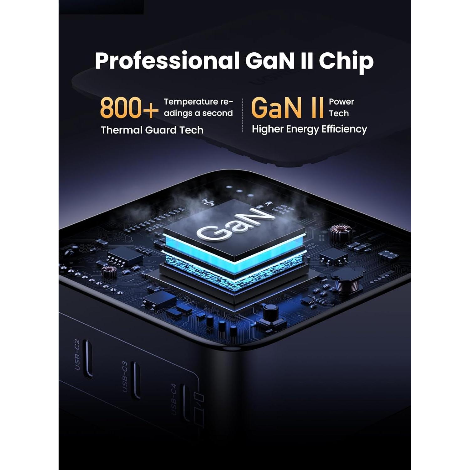 Cargador USB C UGREEN Nexode 100W 4 Puertos GaN